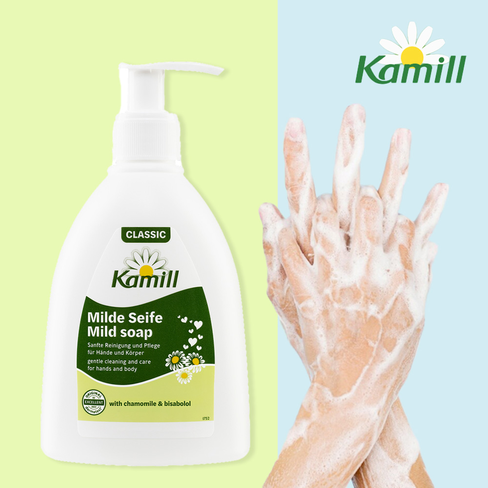 Kamill 카밀 리퀴드 솝 마일드솝 거품 클래식 300ml 카모마일향