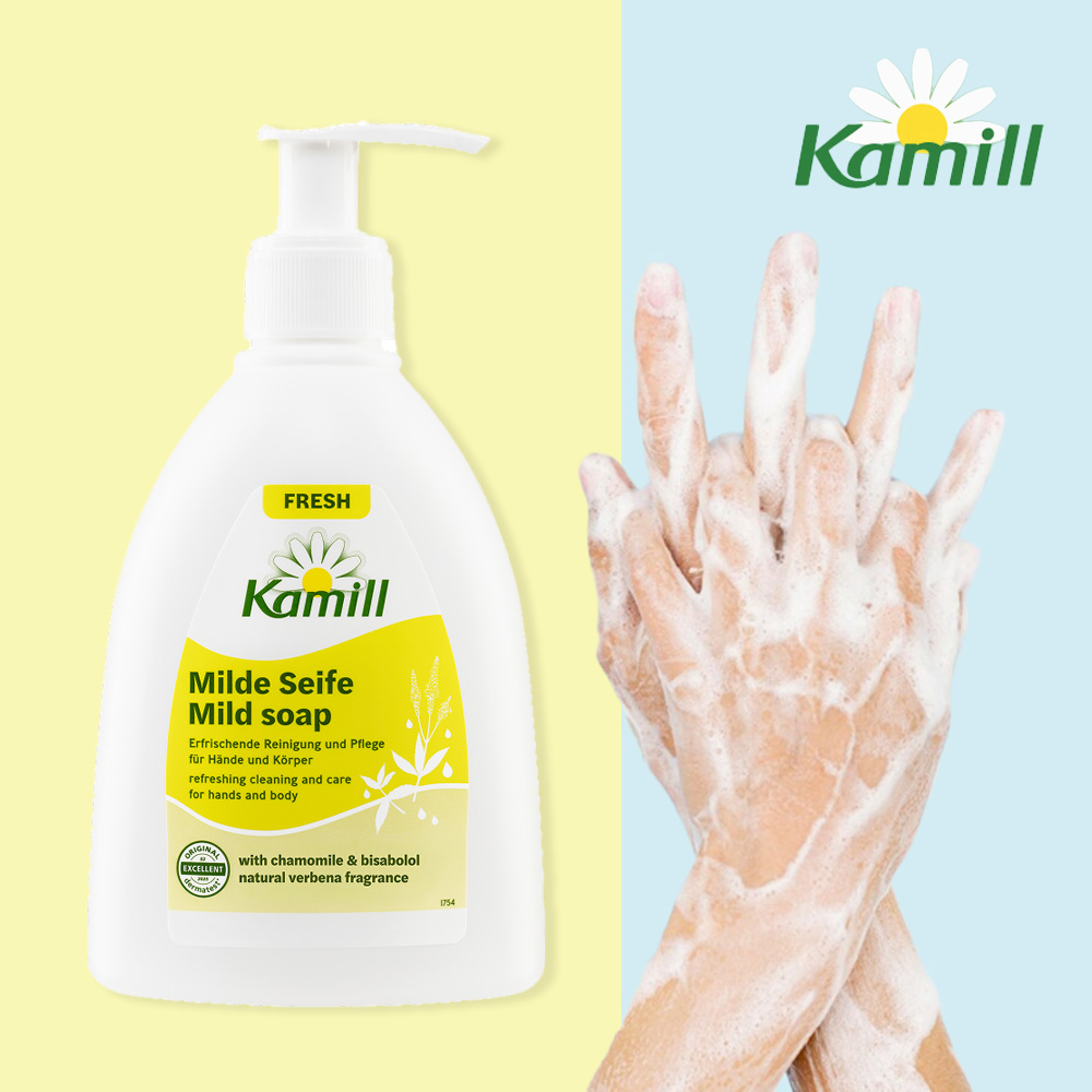 카밀 시트러스향 핸드워시 마일드솝 프레쉬 리퀴드 솝 거품 젤타입 300ml