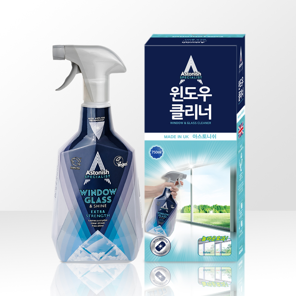 아스토니쉬 창문 윈도우 거울 유리 클리너 750ml