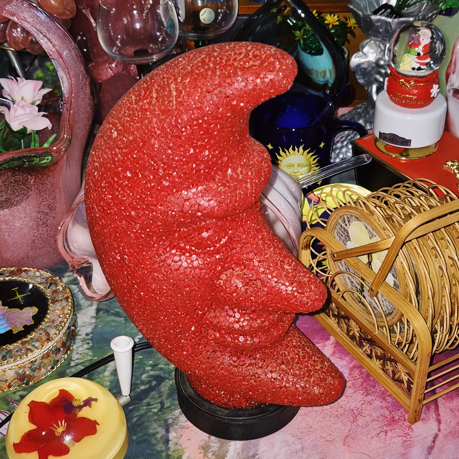70s 빈티지 초승달 테이블 조명