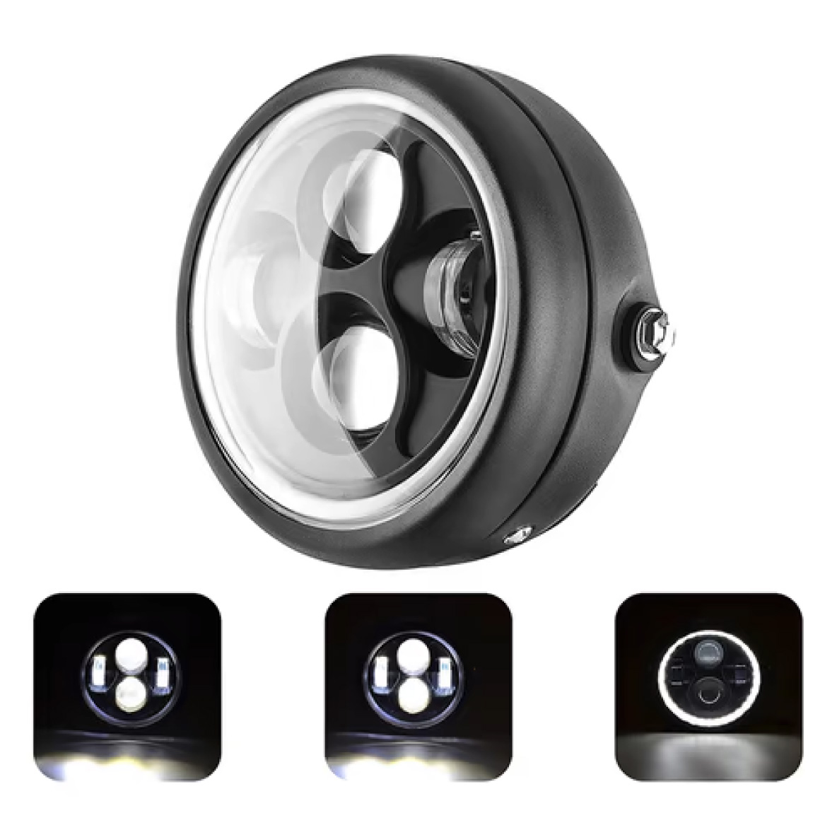 BR3 전용 48V E-BIKE RETRO 5.75인치 LED HEAD LIGHT #1