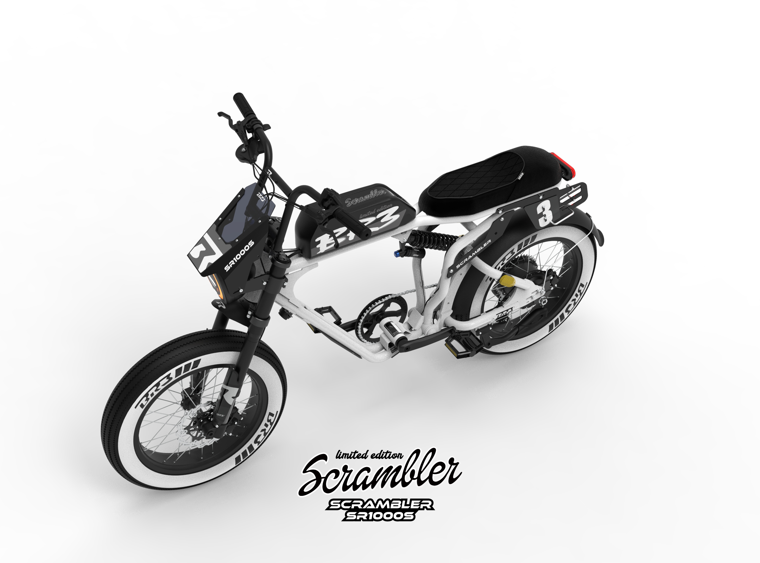 BR3 스크램블러-화이트 에디션 SR1000S [WHITE] LIMITED EDITION