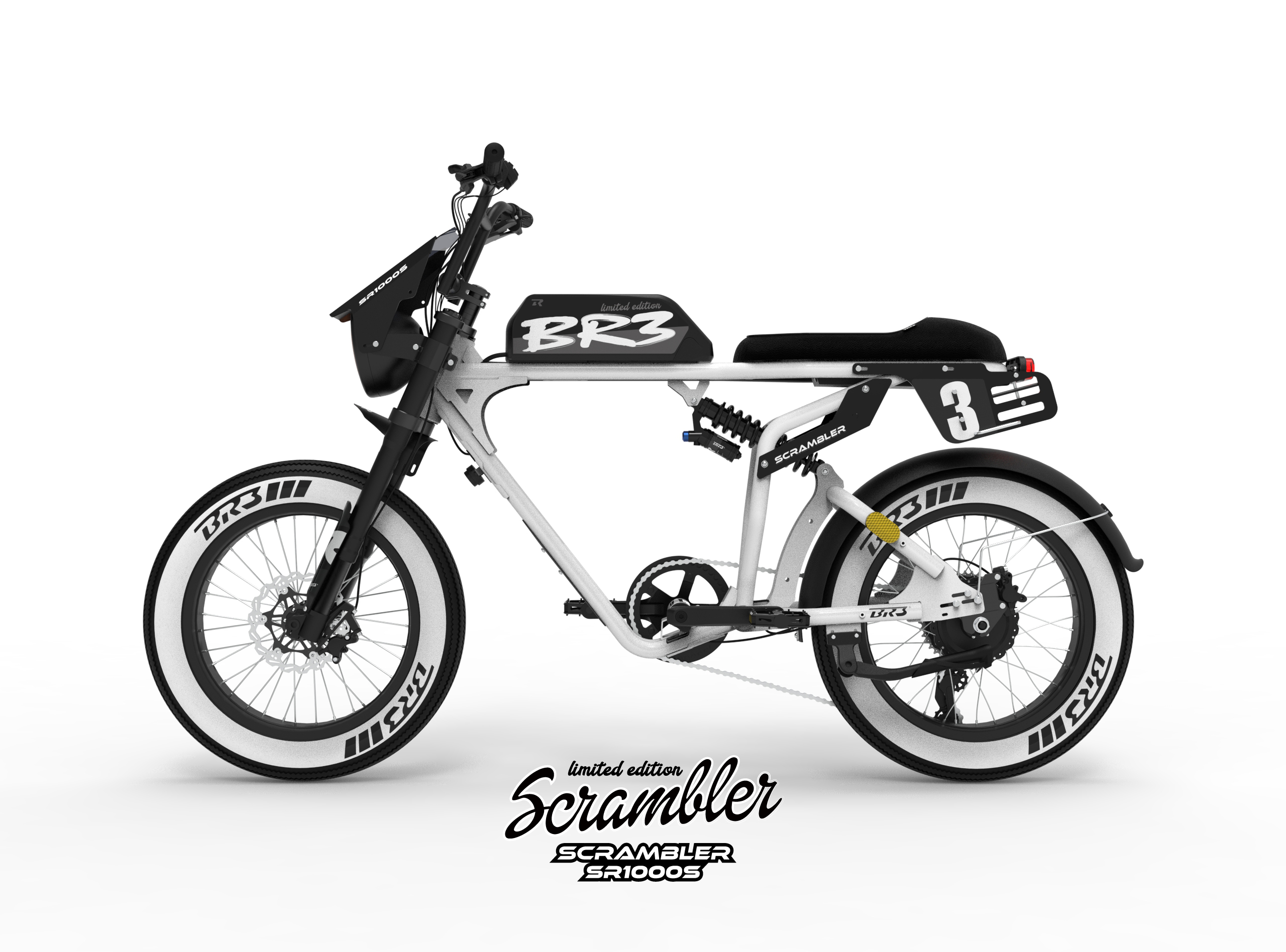 BR3 스크램블러-화이트 에디션 SR1000S [WHITE] LIMITED EDITION