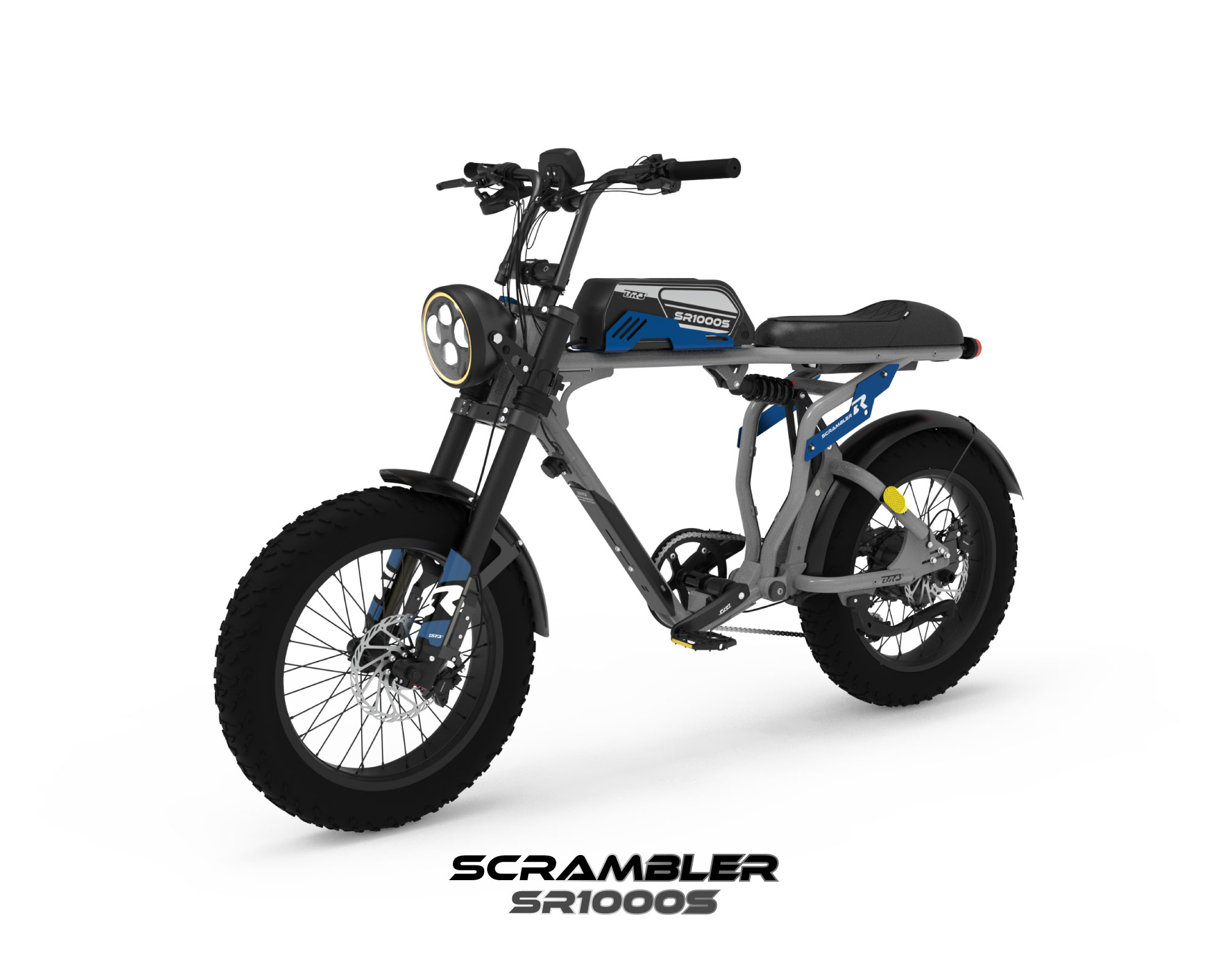24년형 BR3 스크램블러 SR1000S [GRAY/BLUE]
