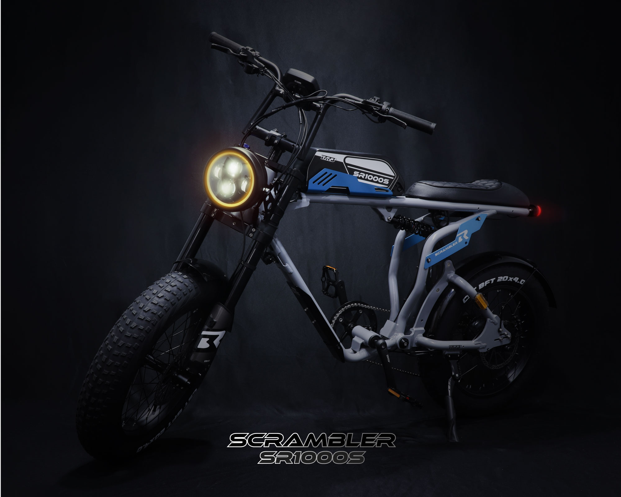 24년형 BR3 스크램블러 SR1000S [GRAY/BLUE]