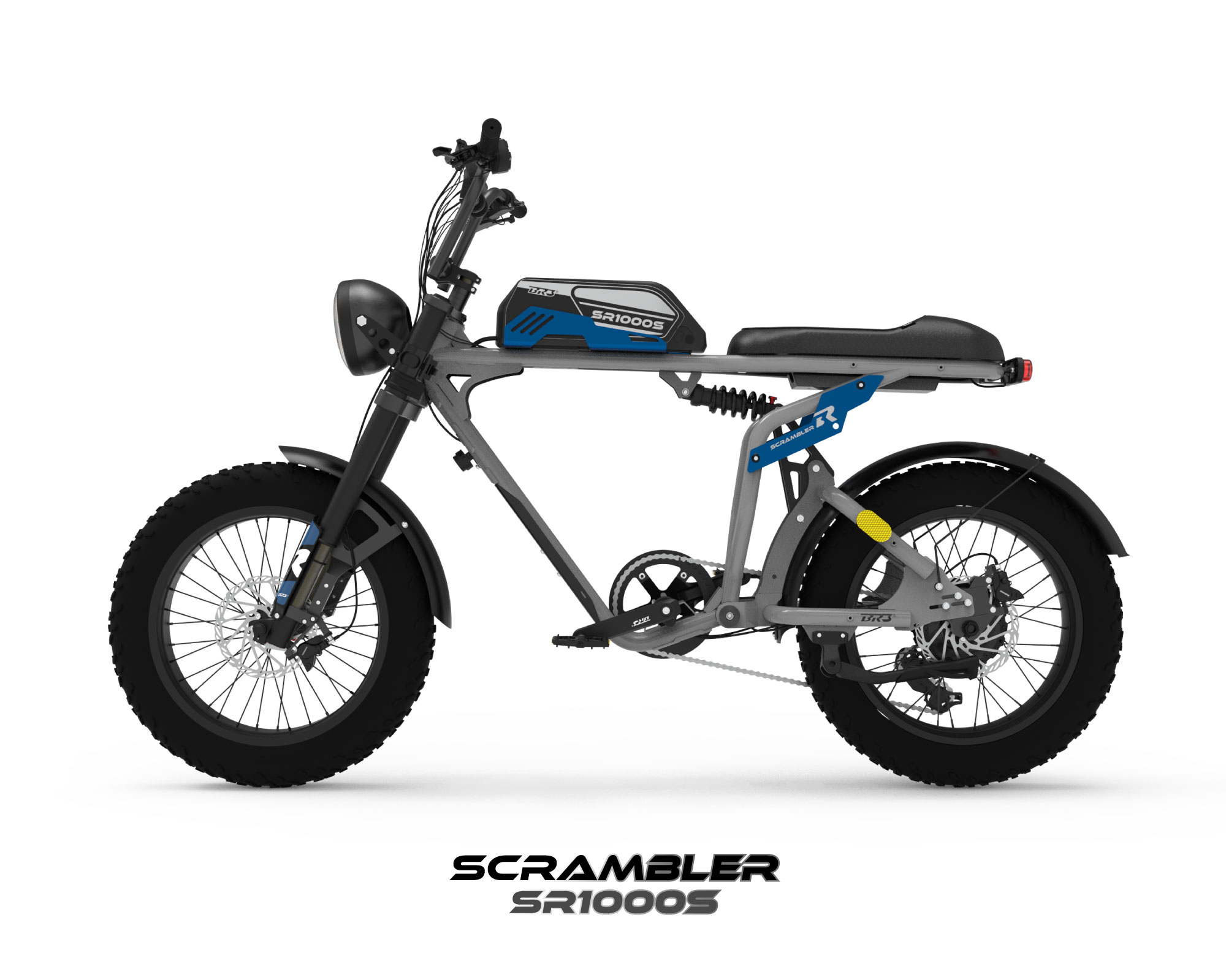 24년형 BR3 스크램블러 SR1000S [GRAY/BLUE]