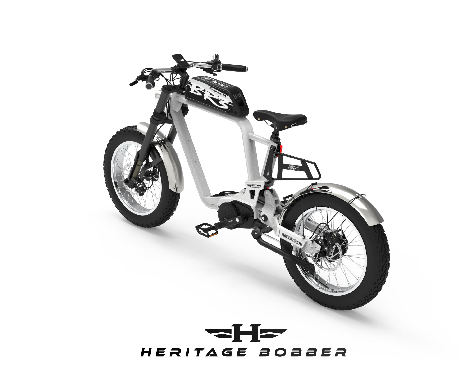 BR3 헤리티지 바버 HBR-M1200 [WHITE/CHROME]