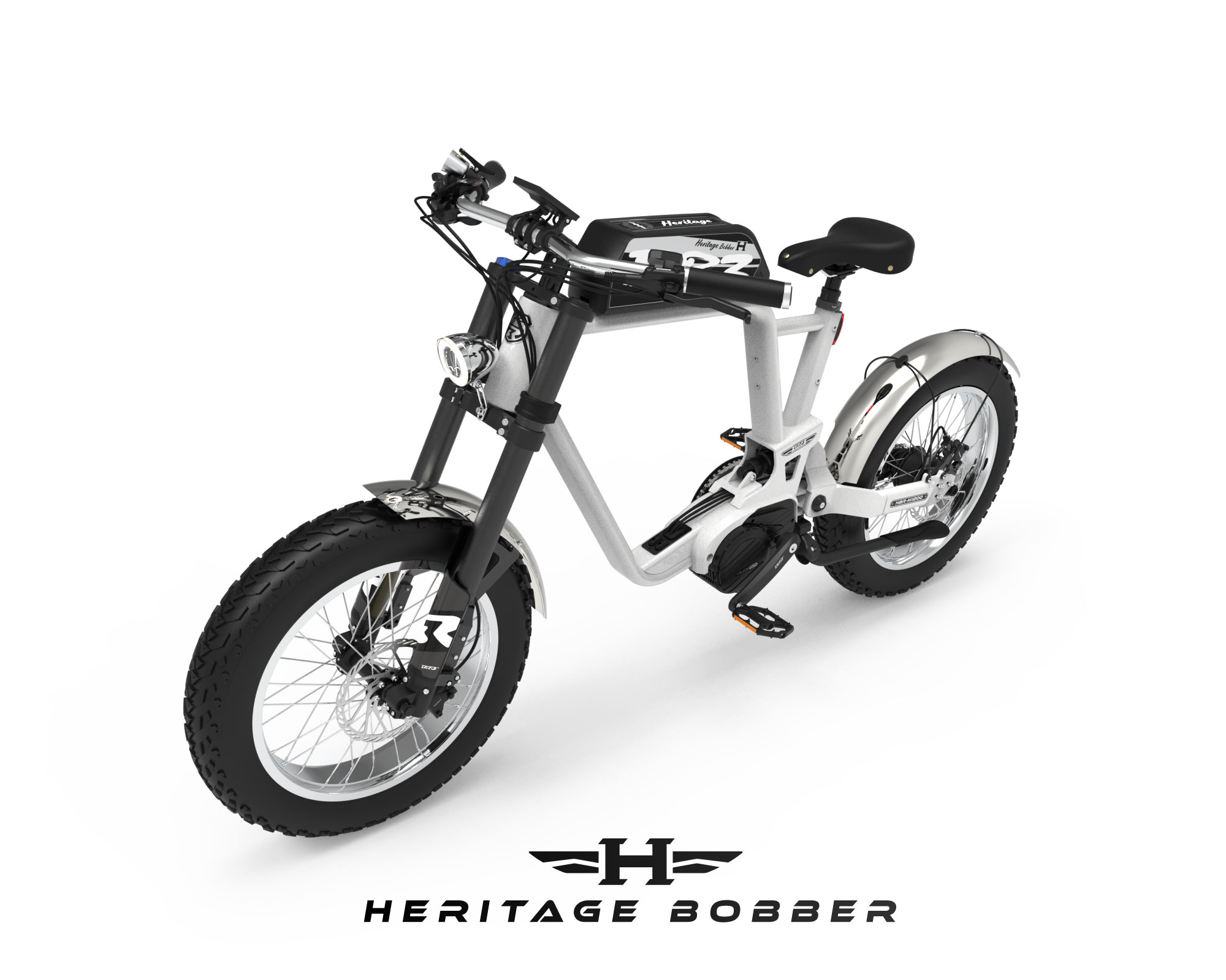BR3 헤리티지 바버 HBR-M1200 [WHITE/CHROME]