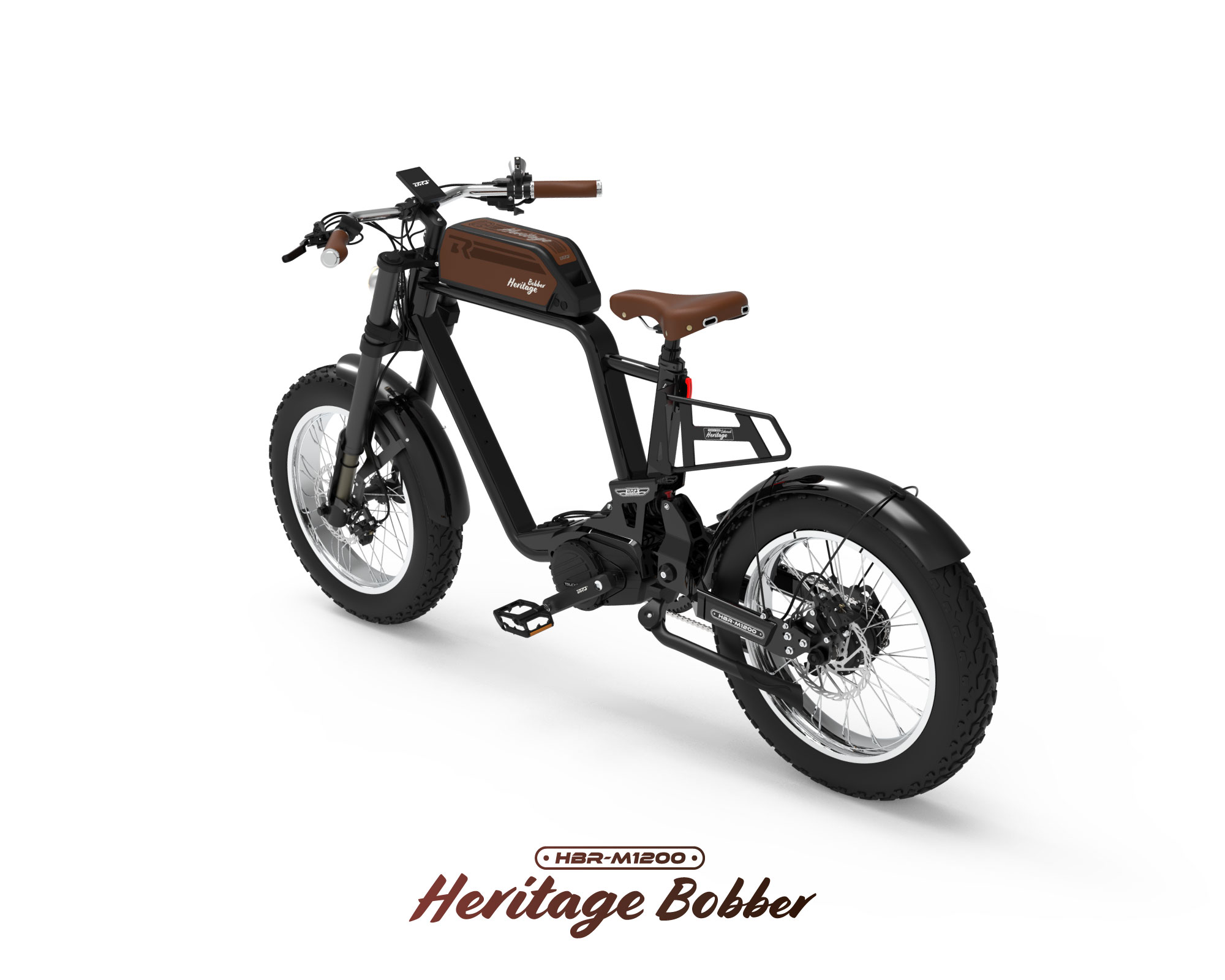 BR3 헤리티지 바버 HBR-M1200 [BLACK/BROWN]
