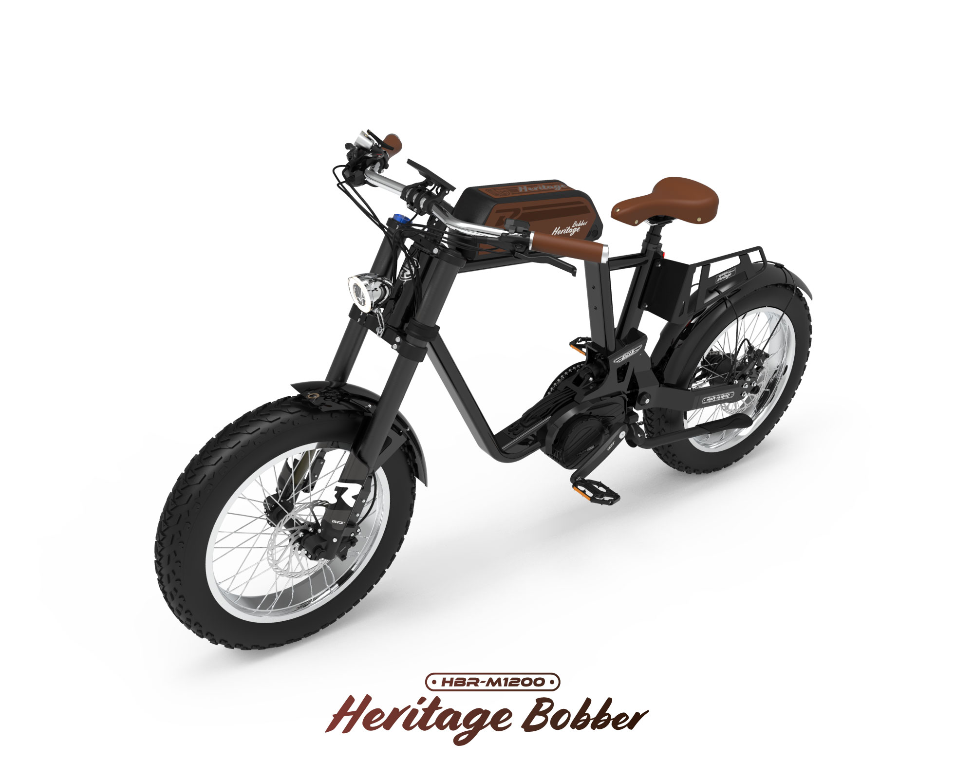 BR3 헤리티지 바버 HBR-M1200 [BLACK/BROWN]
