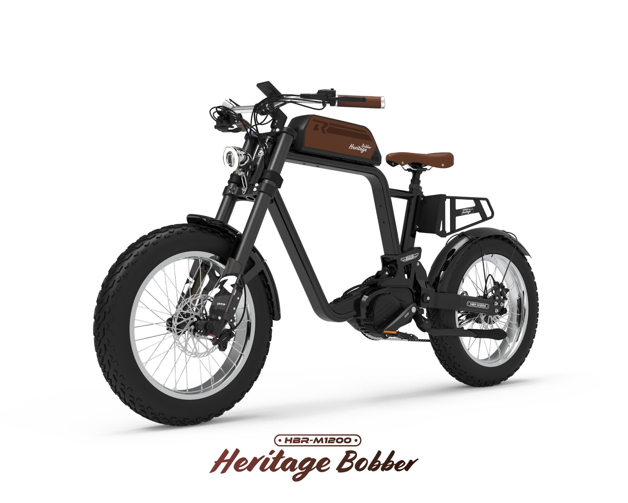 BR3 헤리티지 바버 HBR-M1200 [BLACK/BROWN]