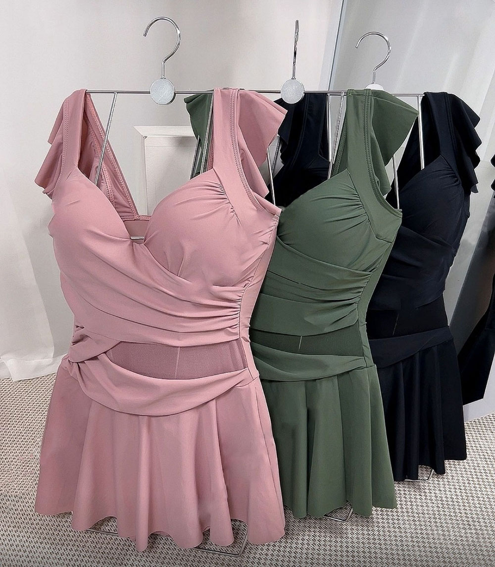 웨이브 모노키니 (3color)