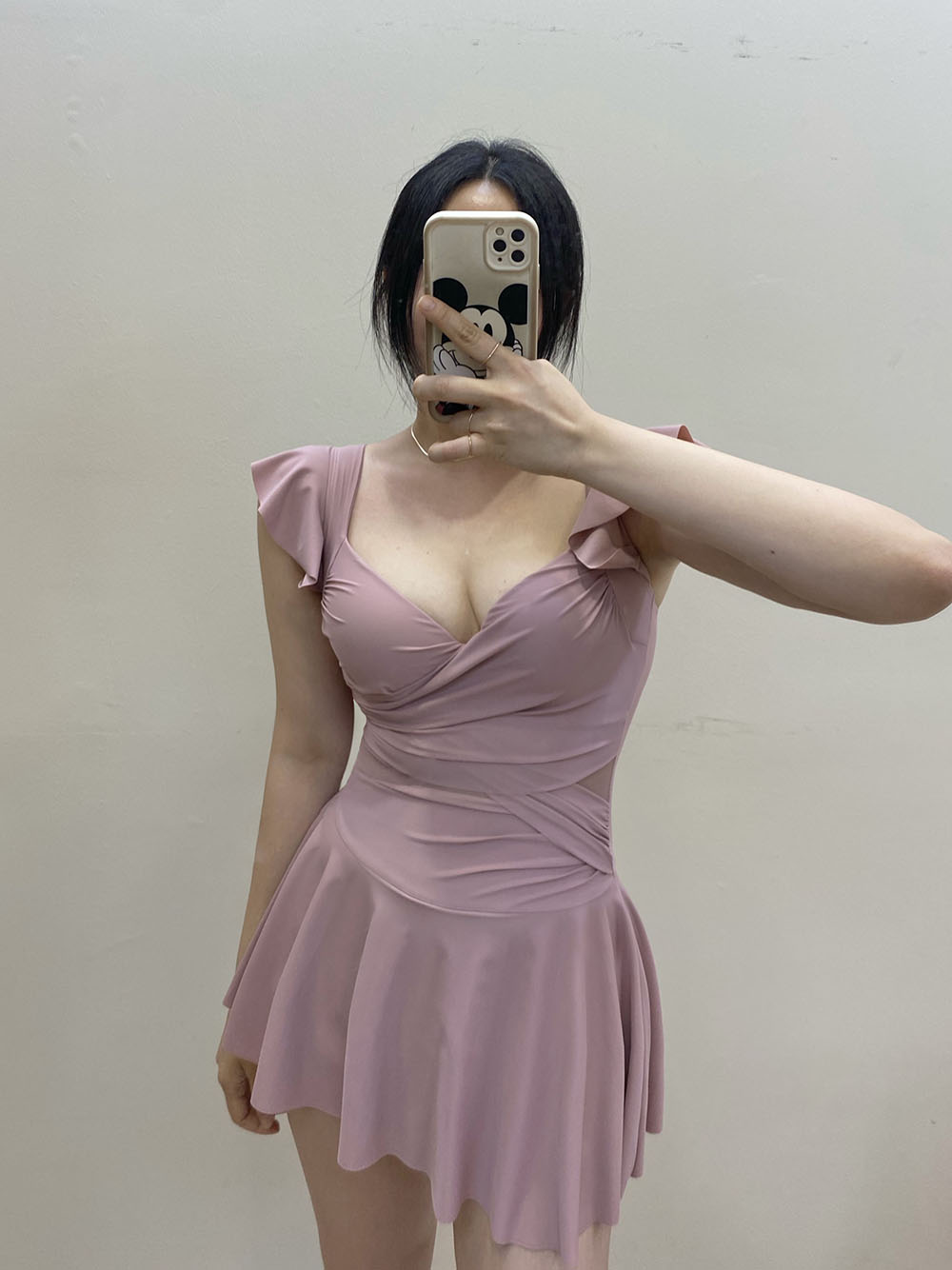 웨이브 모노키니 (3color)