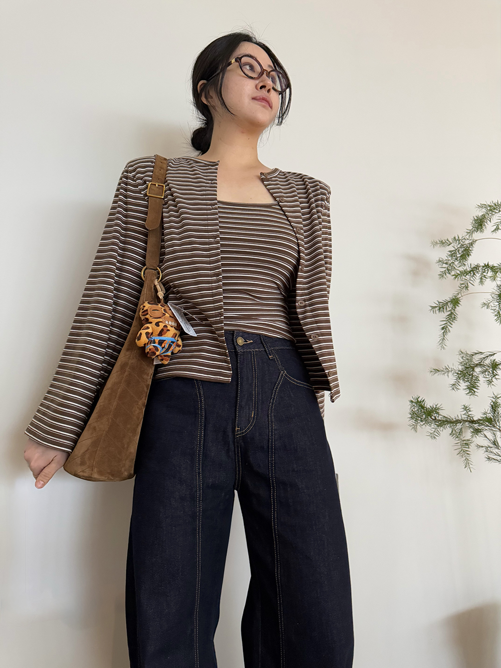 셀 생지 데님 팬츠 (s-xl)