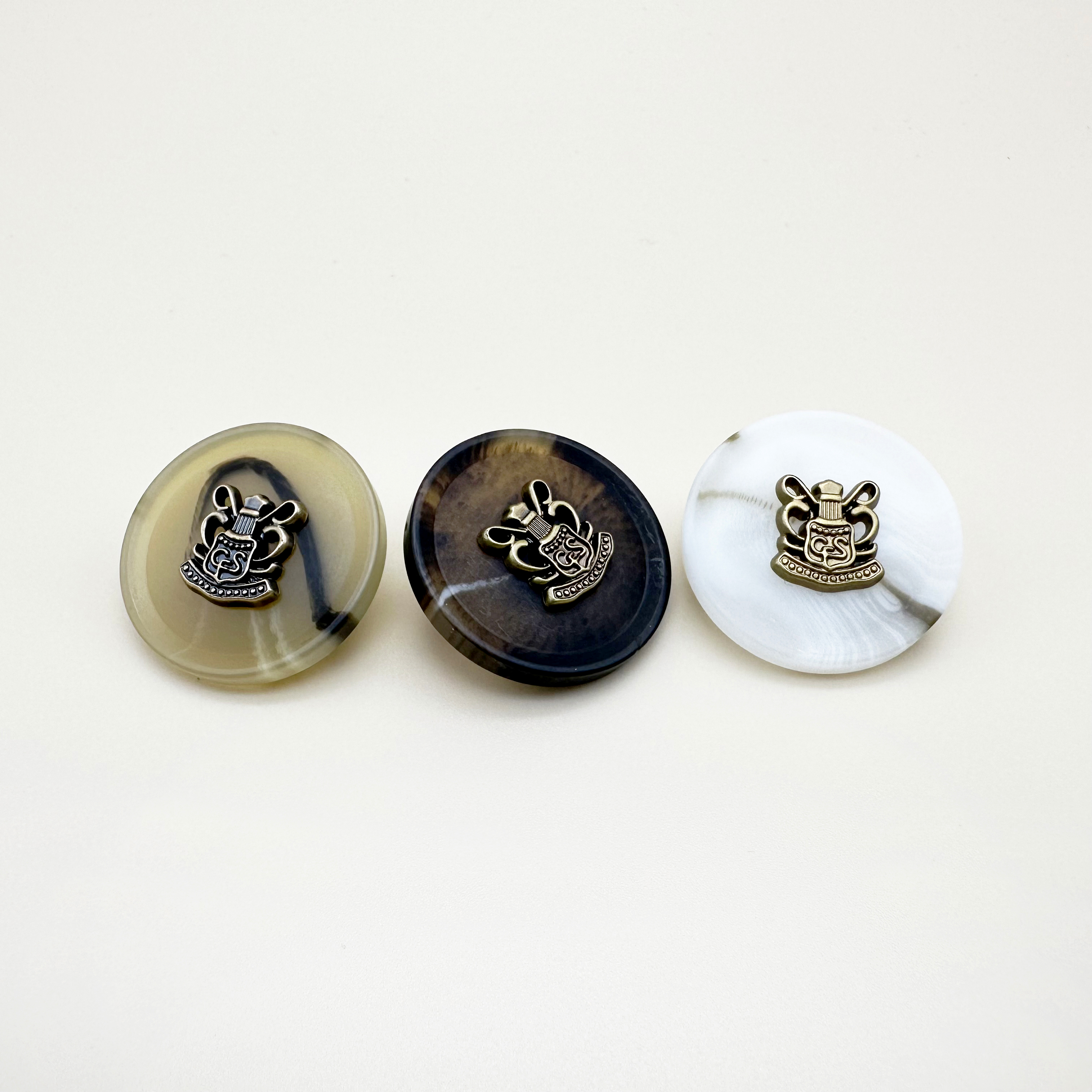 빈티지 정장 자켓 콤비 레진 금속 단추 16mm,21mm,25mm,27mm