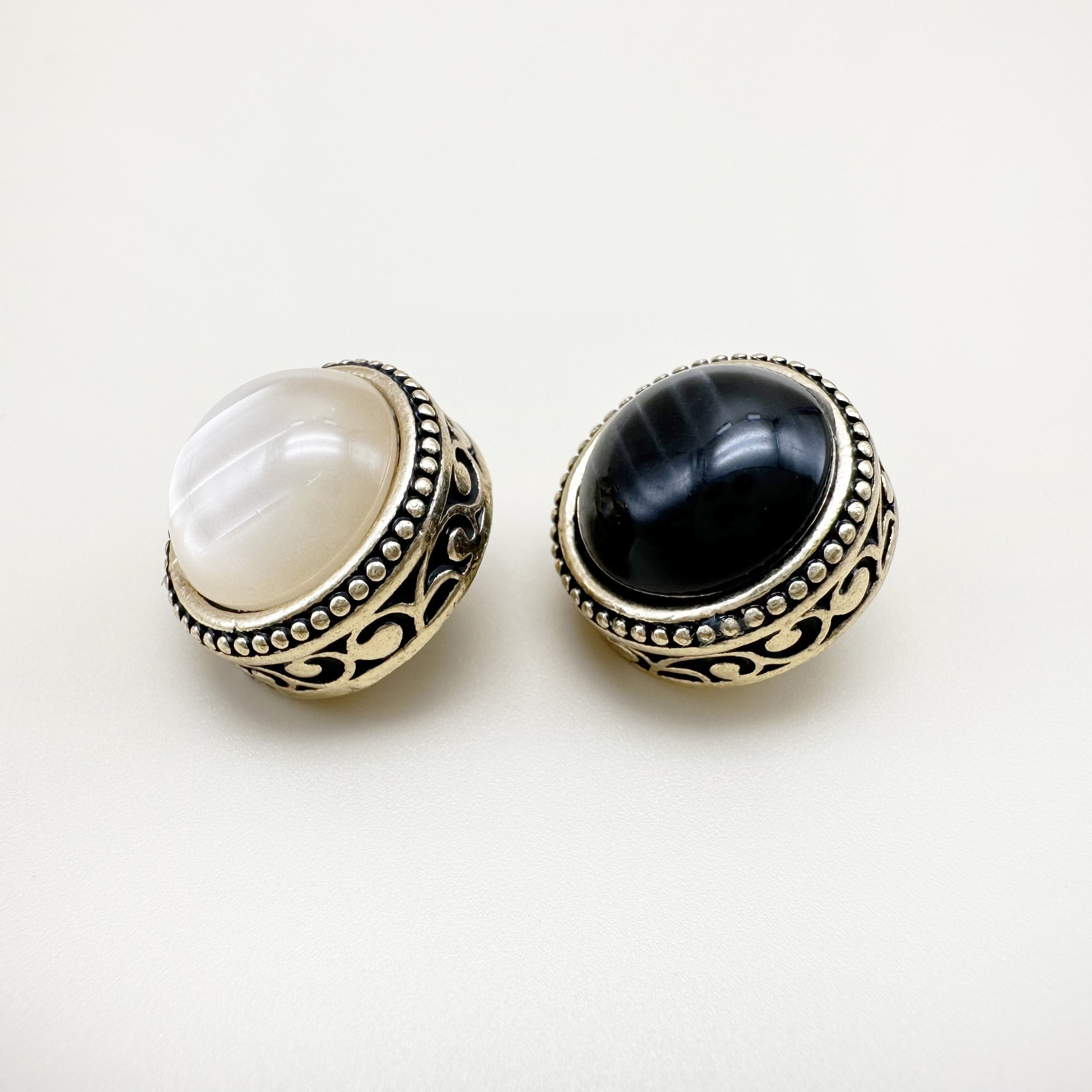 빈티지 금속단추 15mm