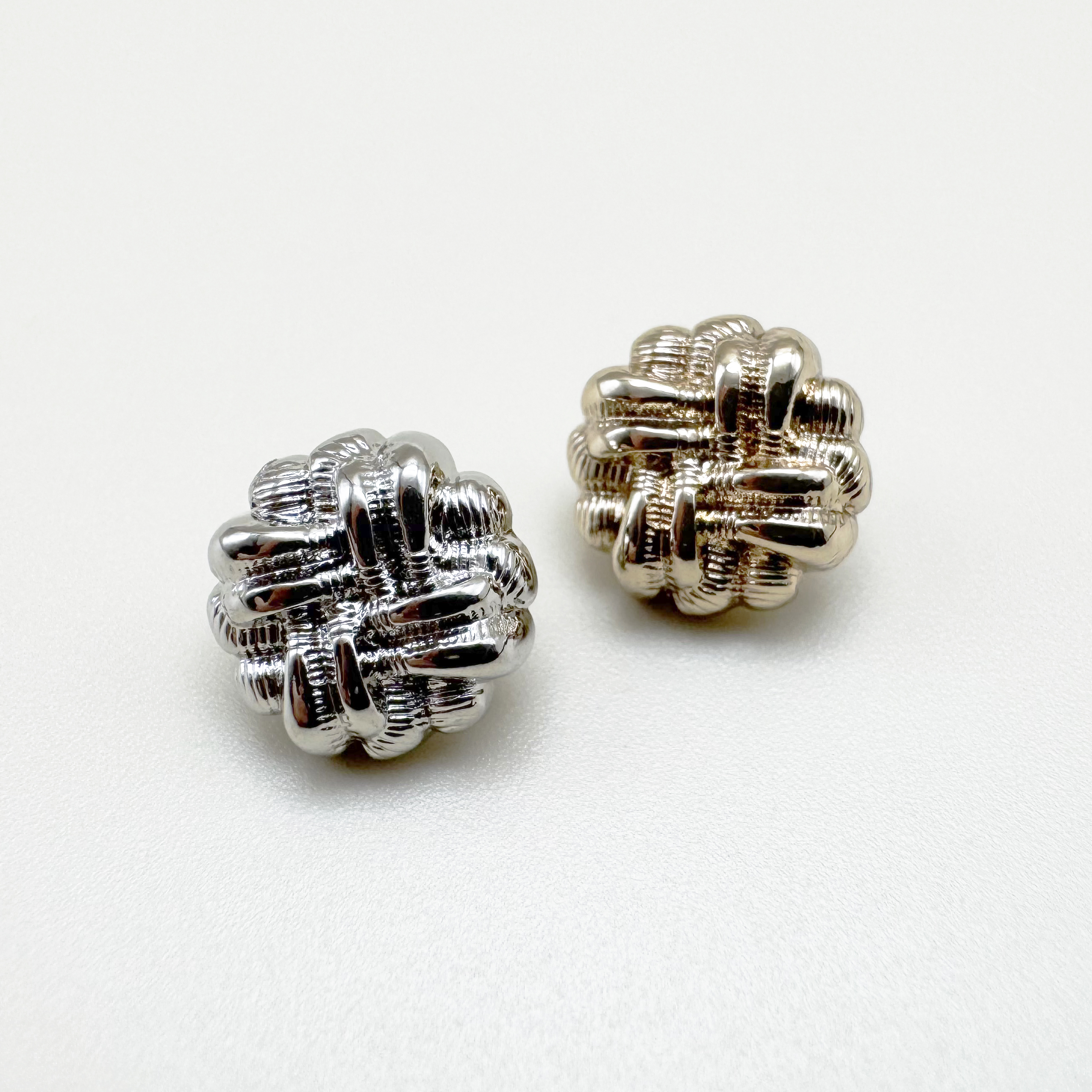 초미니 꼬임 금속단추 8mm,10mm(2개입)