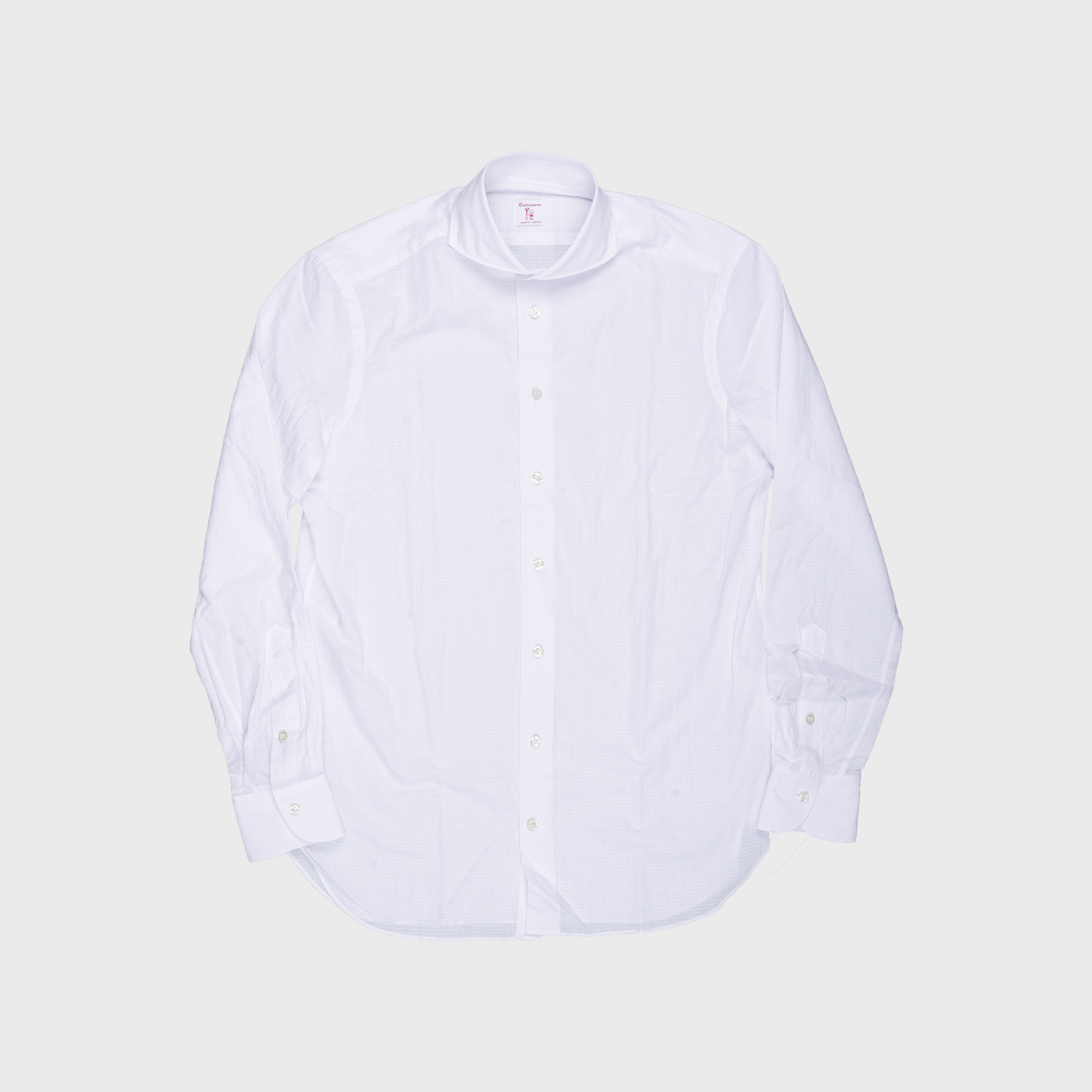 CATARISANO - WHITE CHECK SHIRTS