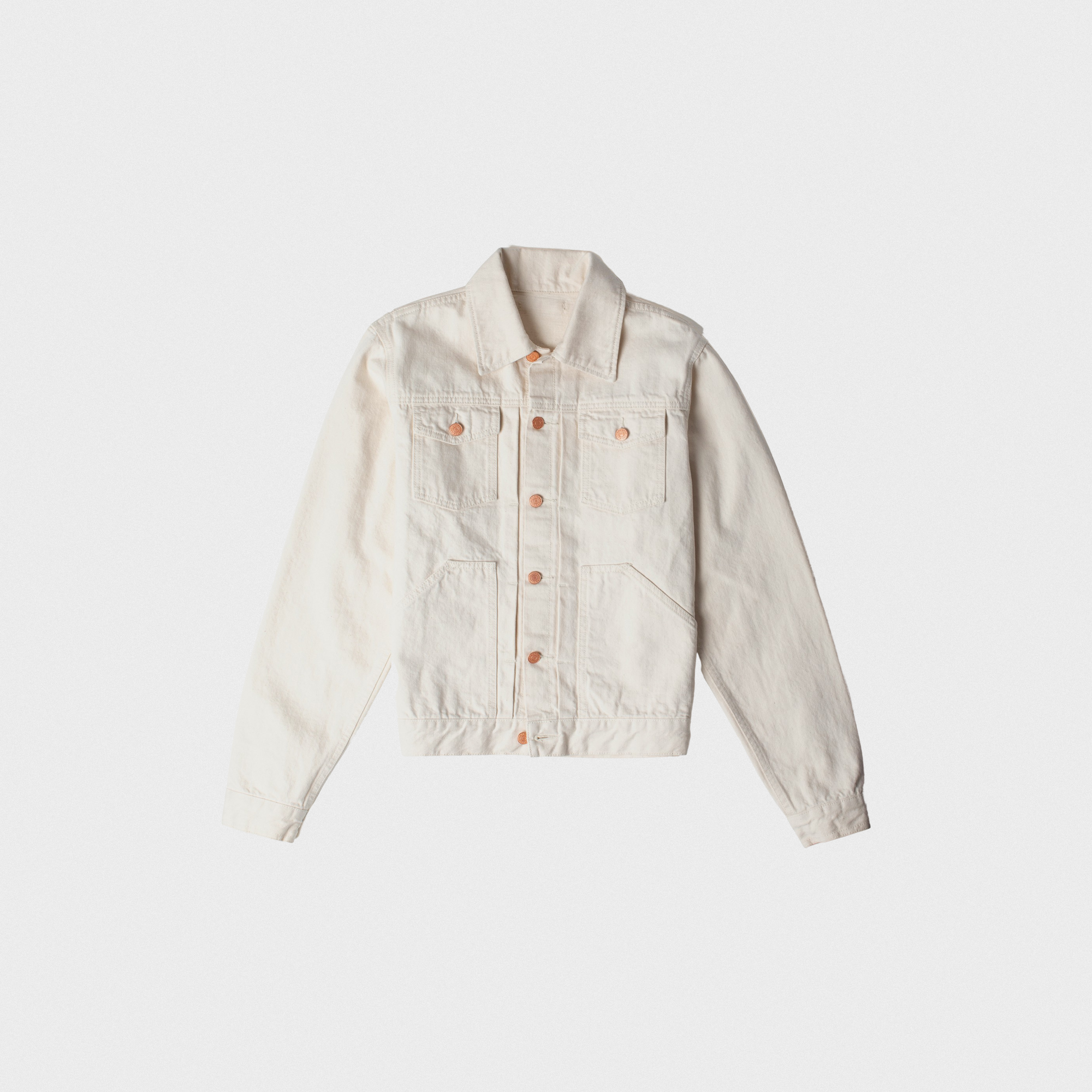 TWC DENIM TRUCKER - ECRU