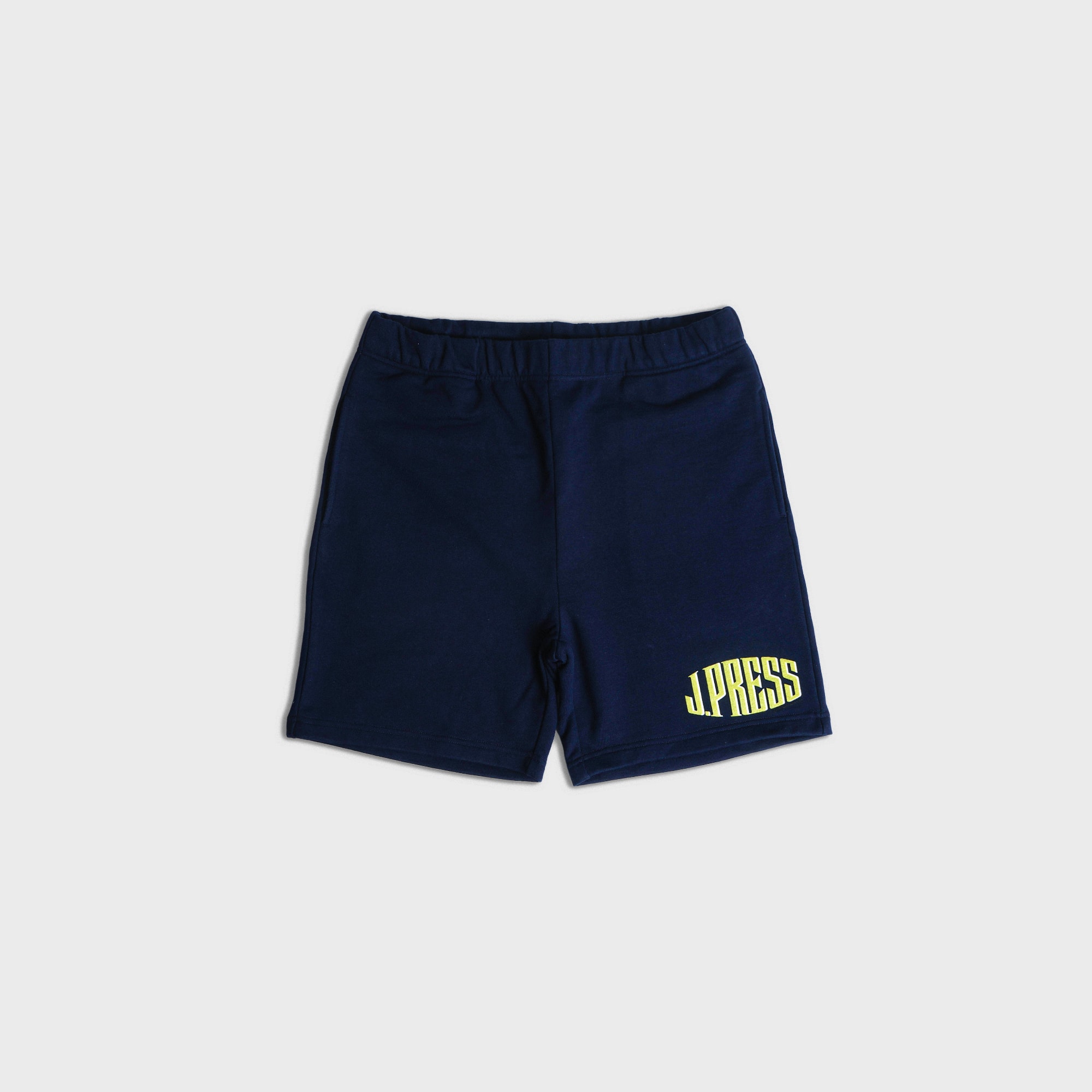 J.PRESS - LOGO-SWEAT SHORTS - Navy