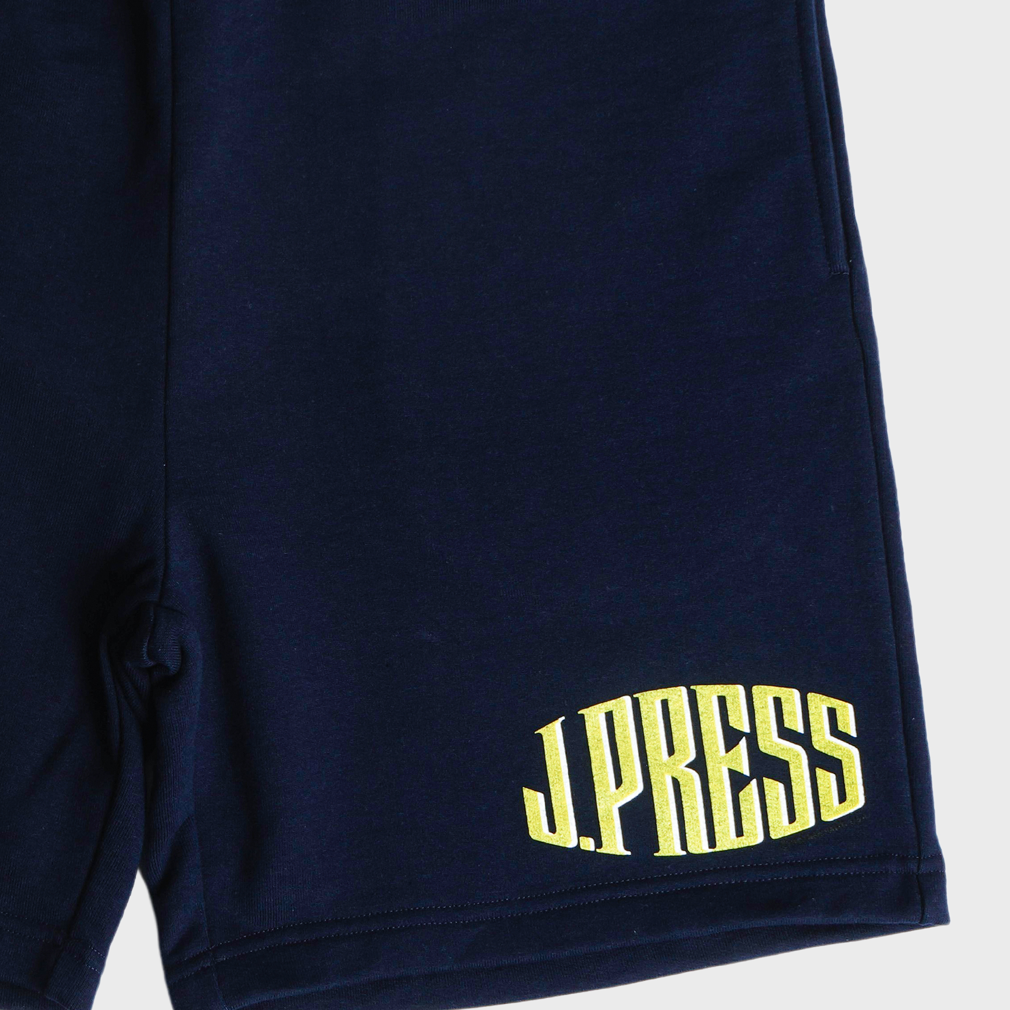 J.PRESS - LOGO-SWEAT SHORTS - Navy
