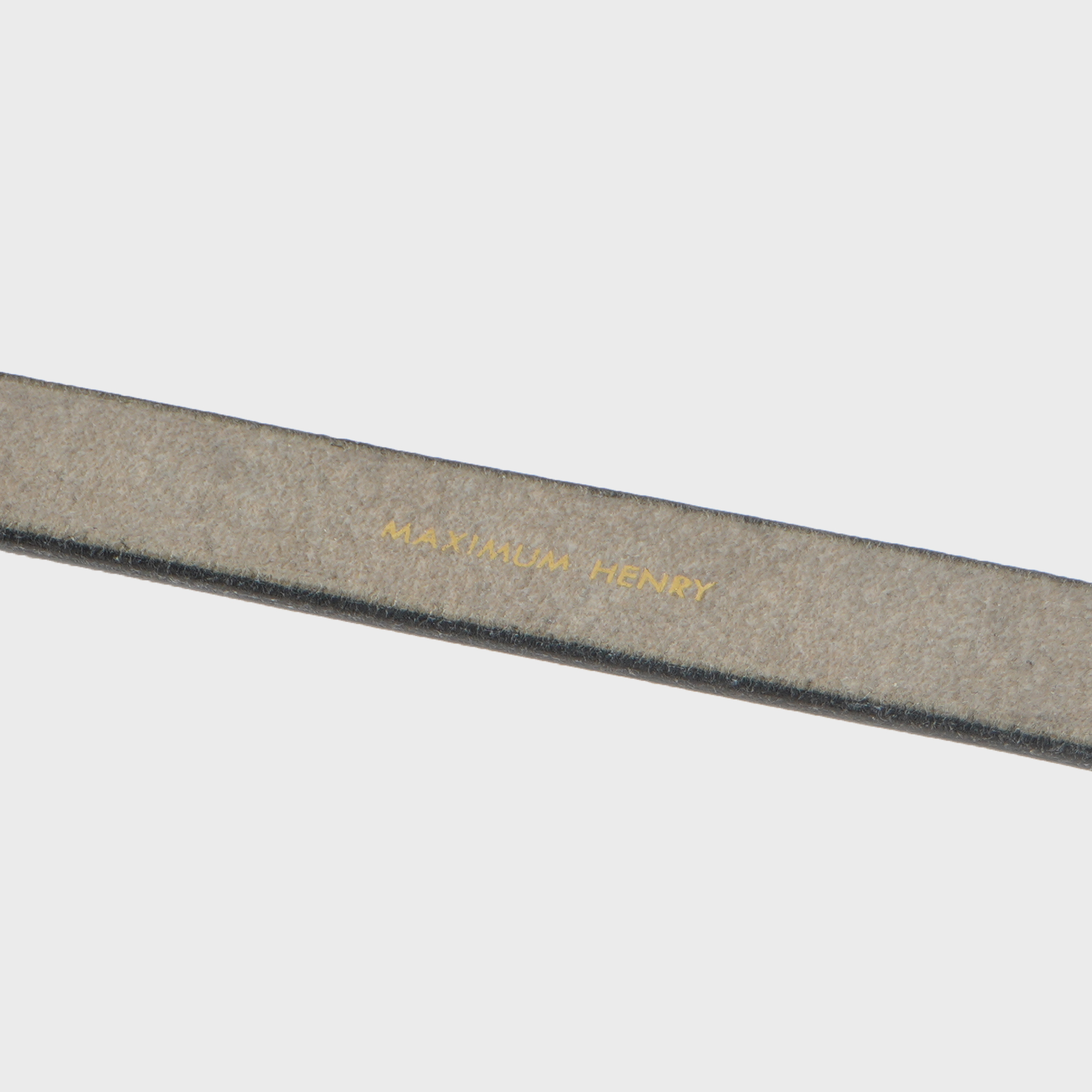 MAXIMUM HENRY - Slim Oval Belt - Gray