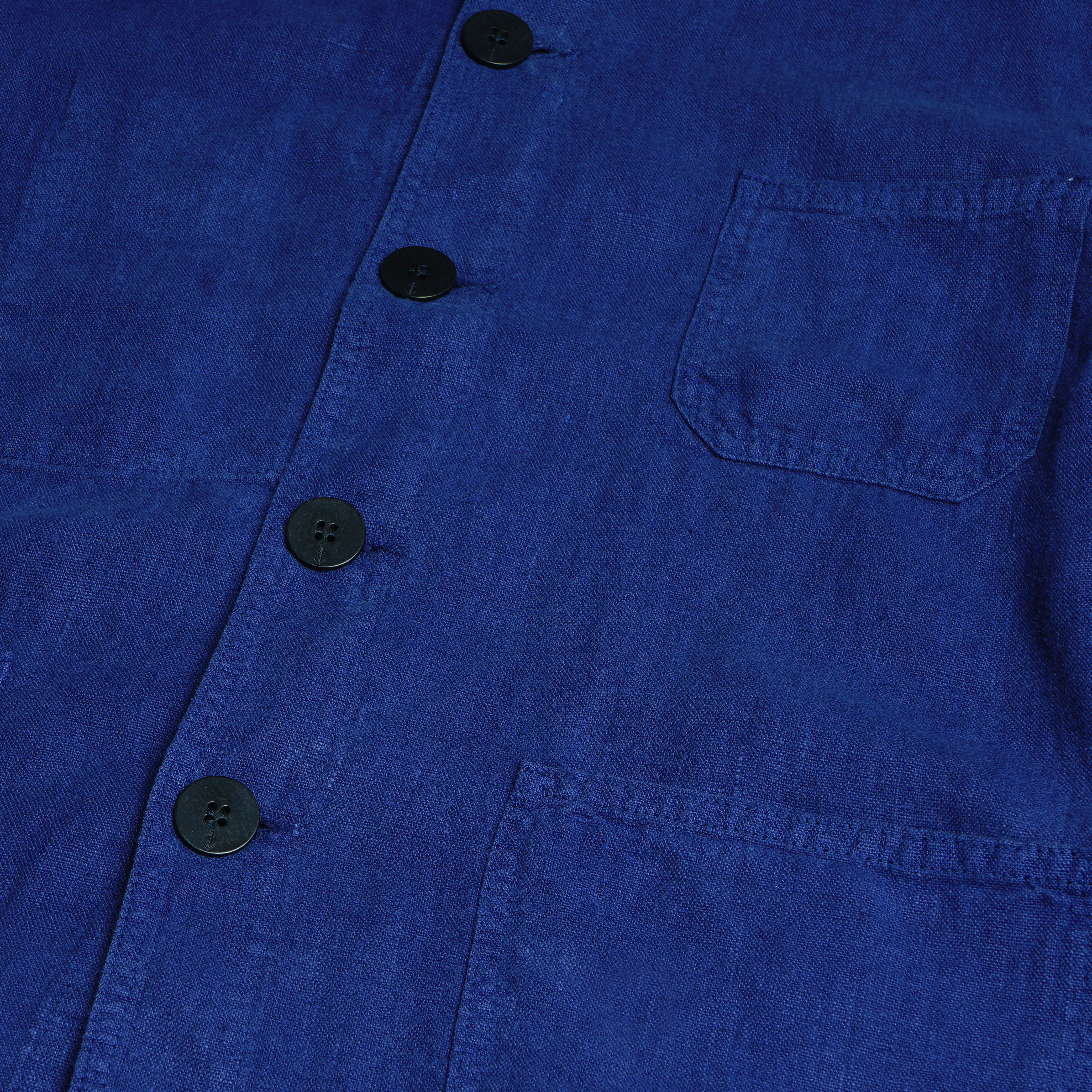 LA PAZ - Baptista Chore Jacket - Blue Linen