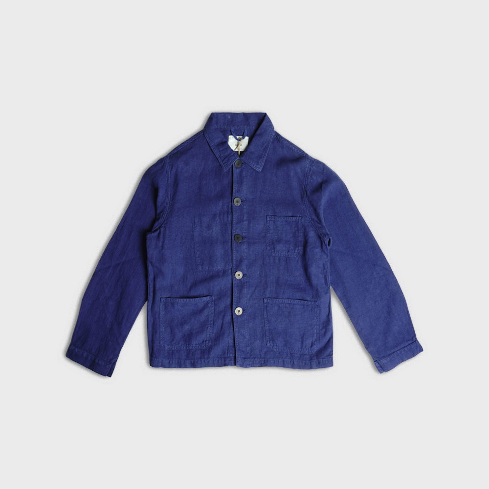 LA PAZ - Baptista Chore Jacket - Blue Linen