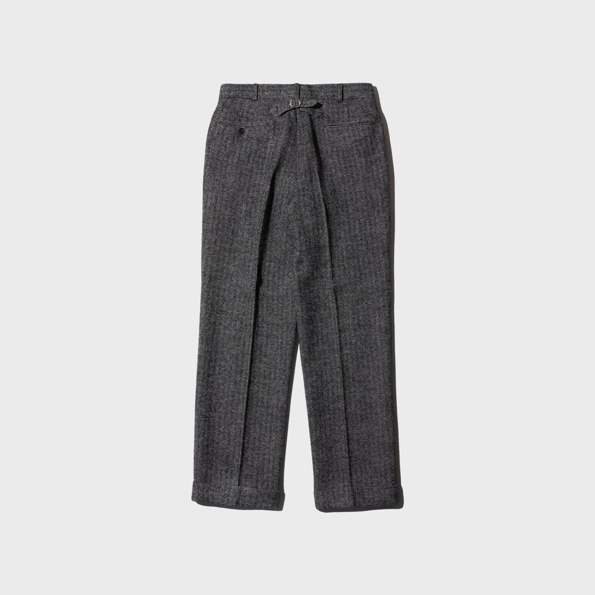 J.PRESS -﻿ Tweed ﻿﻿Piped Stem Trousers