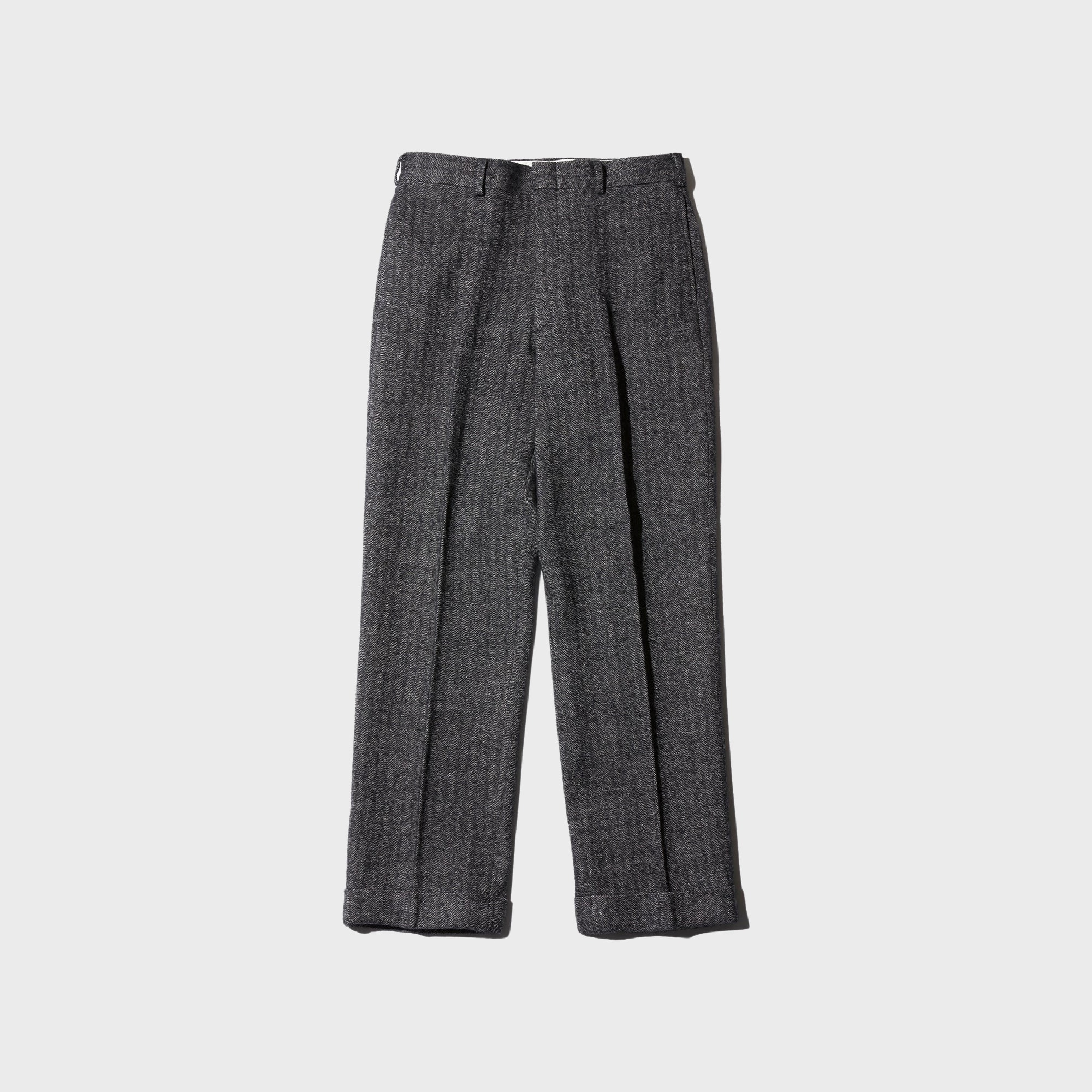 J.PRESS -﻿ Tweed ﻿﻿Piped Stem Trousers