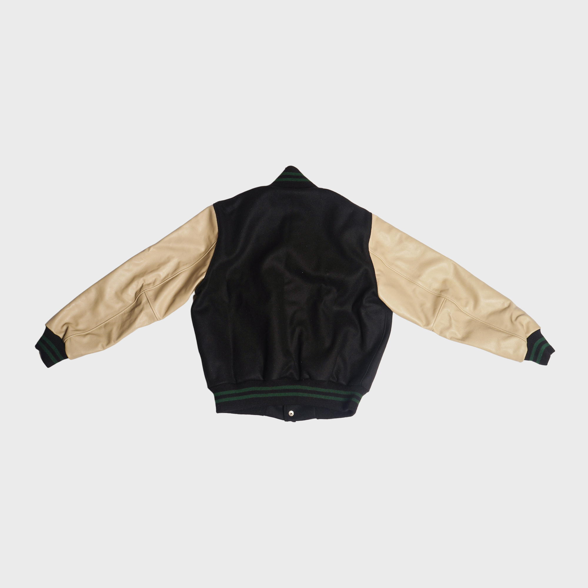 [PREORDER] SETTLEMIER'S JACKETS - S-1 Varsity Black&Cream