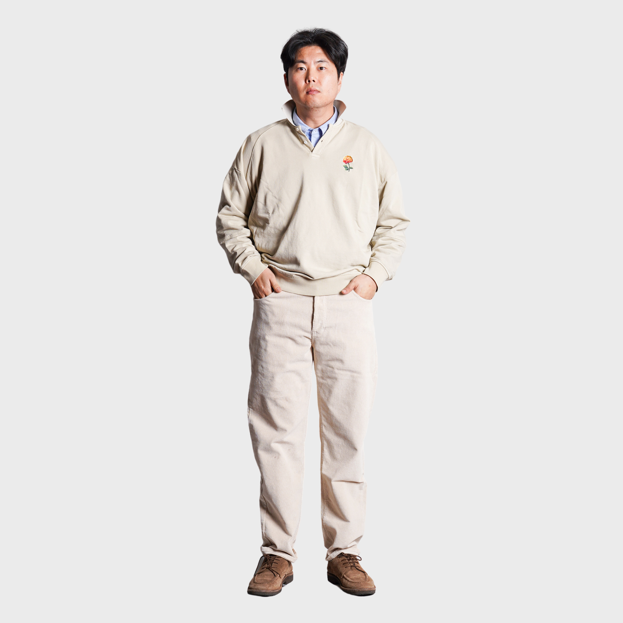 Wooden -Vintage Polo Rose - Ecru