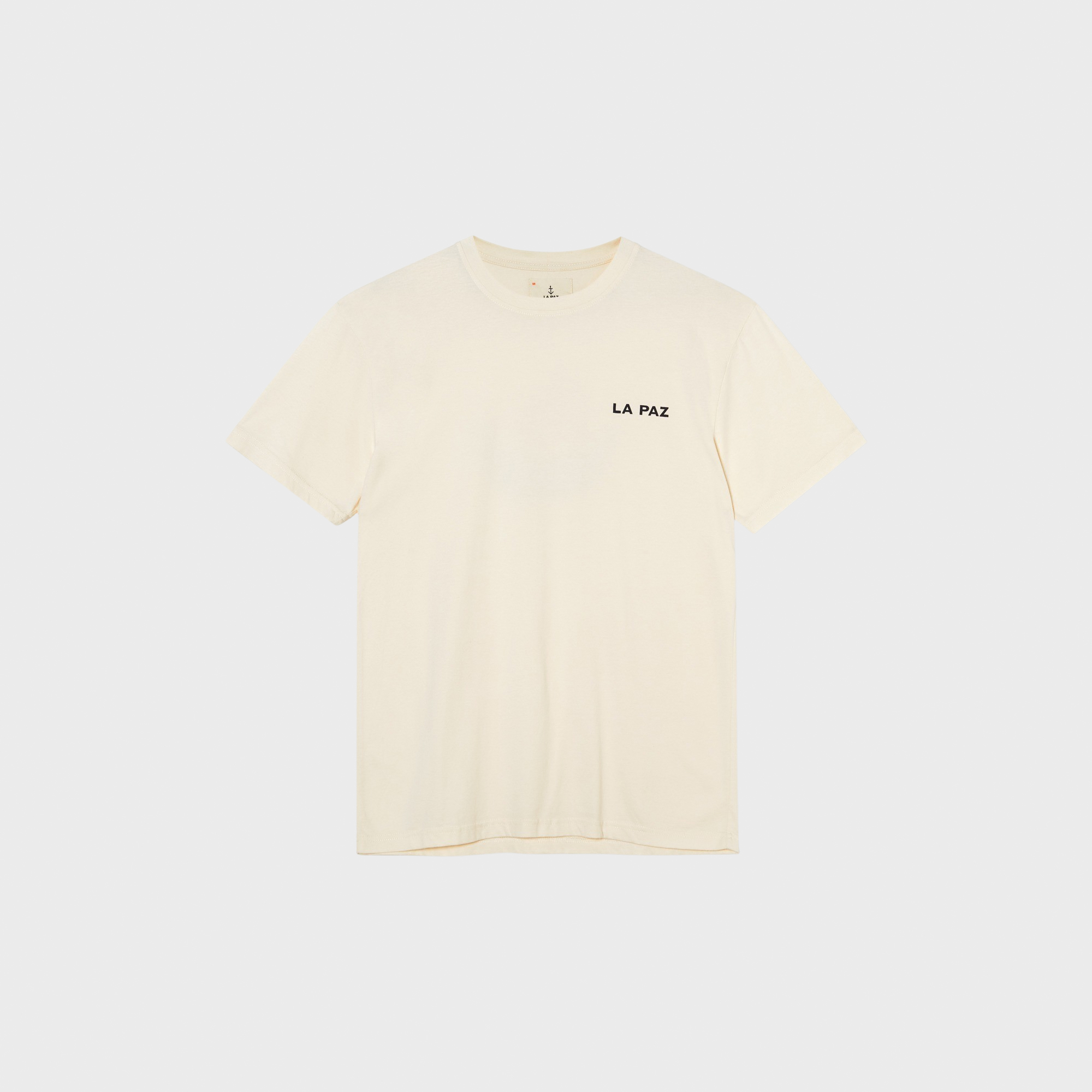 LA PAZ - Dantas Logo T-Shirts - Boat Ecru