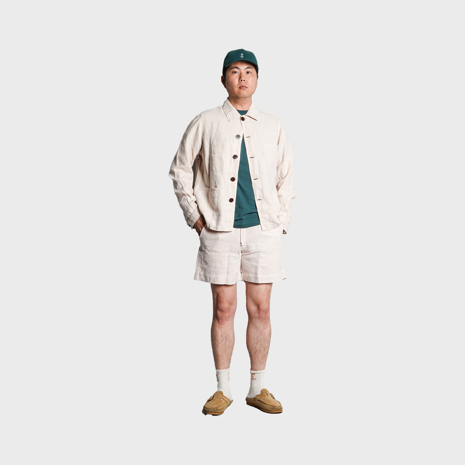 LA PAZ - Pestana Linen Shorts - Sand Linen