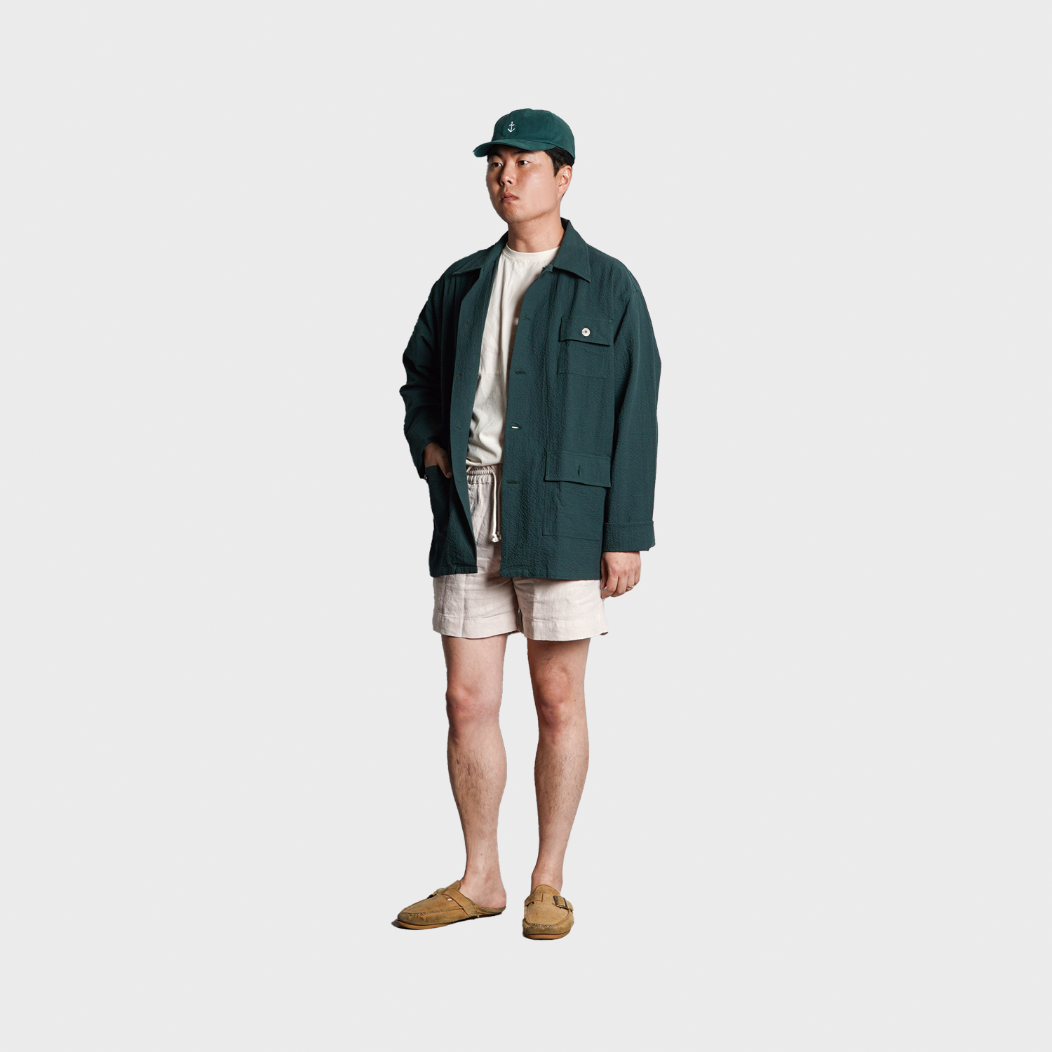 LA PAZ - Santos Logo Cap - Sea Green Moss