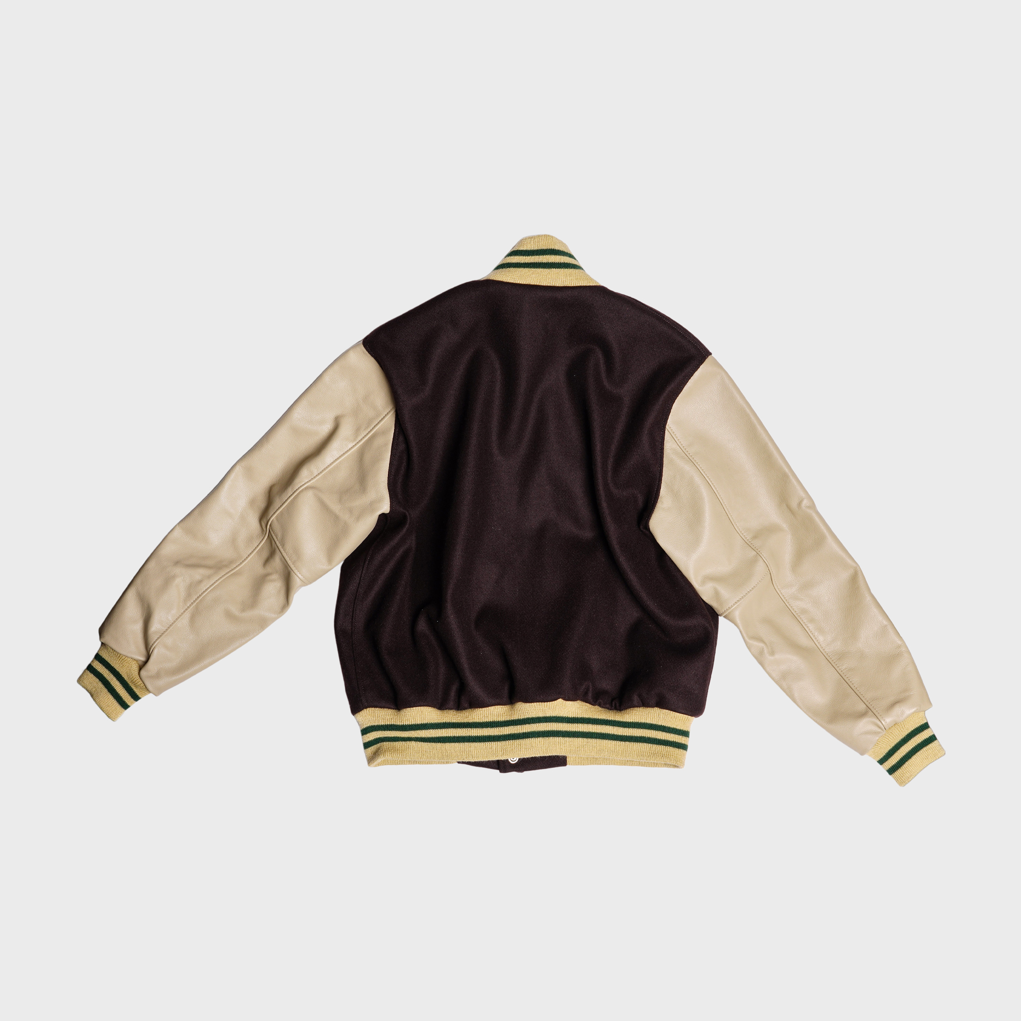 [PREORDER] SETTLEMIER'S JACKETS - S-1 Varsity Brown&Cream