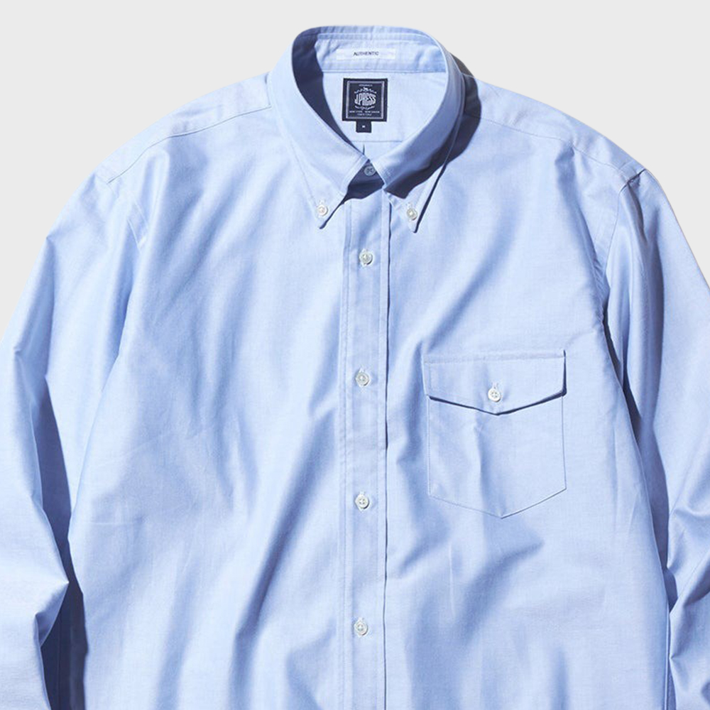 J.PRESS - OXFORD B.D. SHIRT AUTHENTIC FIT - Sky Blue