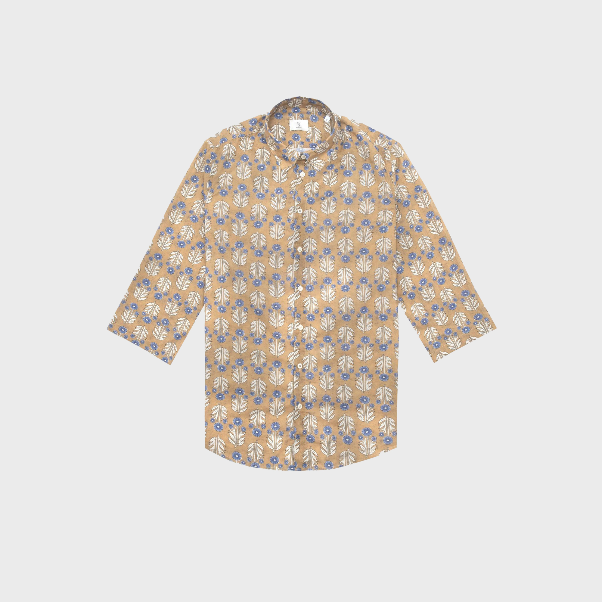 Wooden - Camicia in Viscosa - Brown Flower