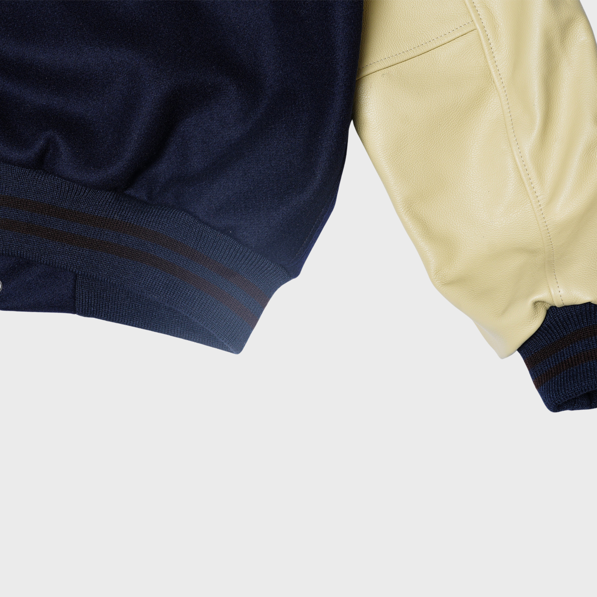 [PREORDER] [Settlemier's X Sonai X 고구려 고분 벽화] SETTLEMIER'S JACKETS - SR-1 Varsity Navy & Bone