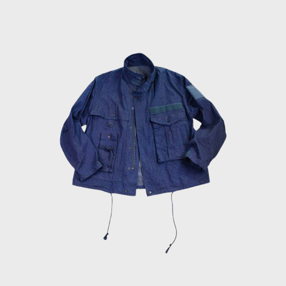 H.UNIT(MOBTARIA) -﻿ M72 Denim Field jacket-D/01