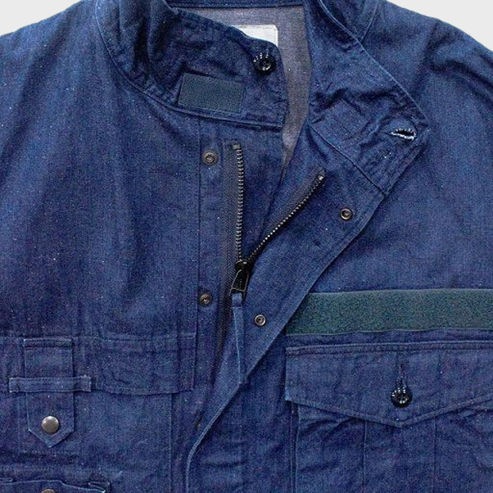 H.UNIT(MOBTARIA) -﻿ M72 Denim Field jacket-D/01