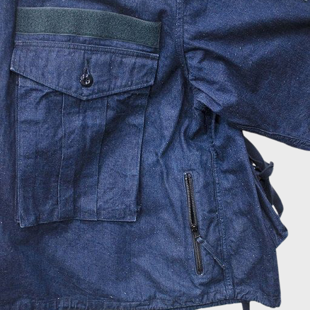 H.UNIT(MOBTARIA) -﻿ M72 Denim Field jacket-D/01