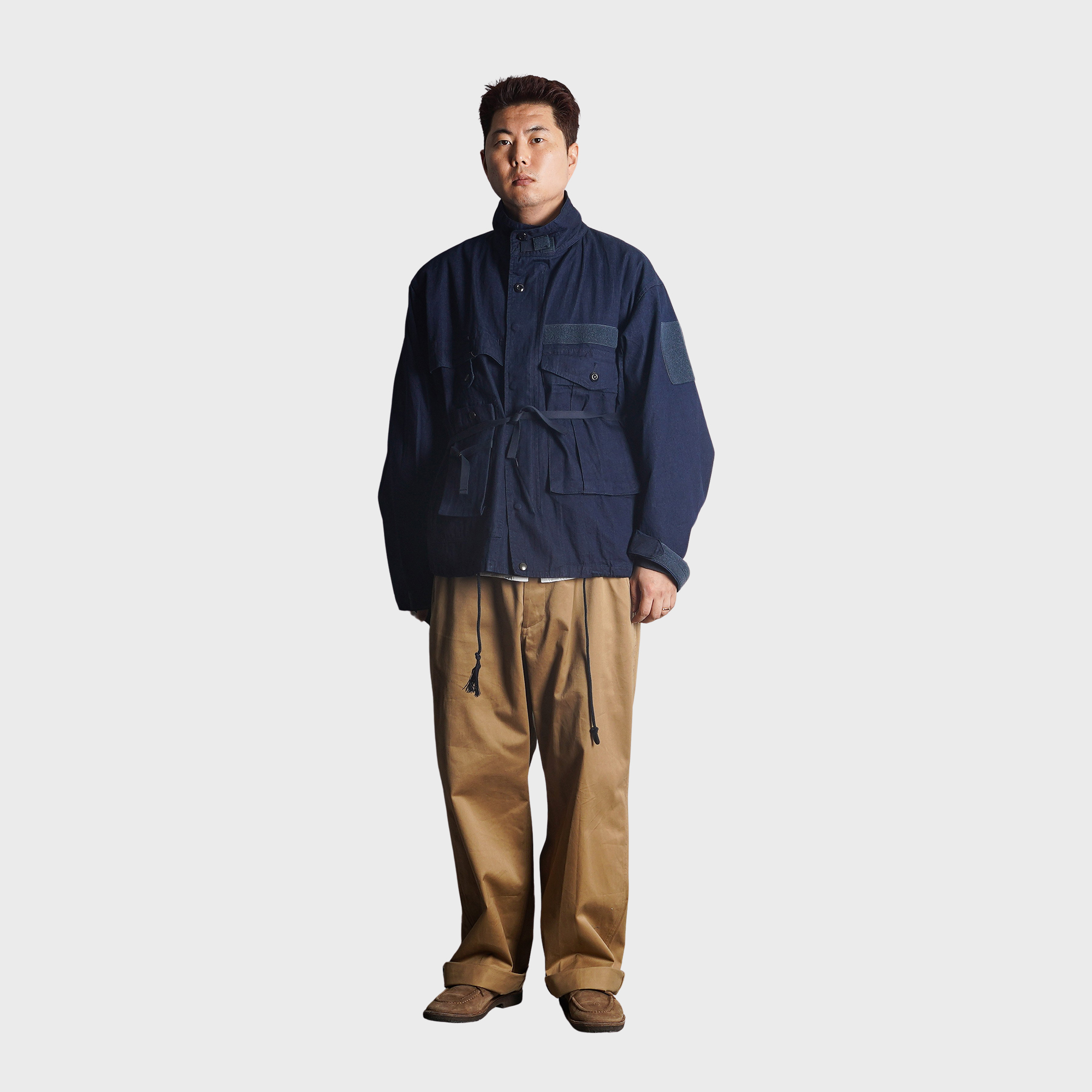 H.UNIT(MOBTARIA) -﻿ M72 Denim Field jacket-D/01