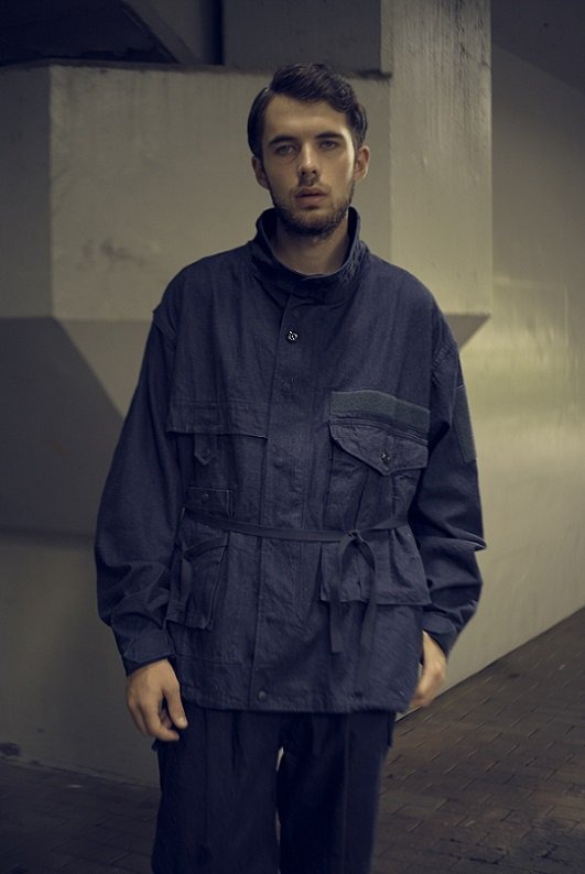 H.UNIT(MOBTARIA) -﻿ M72 Denim Field jacket-D/01