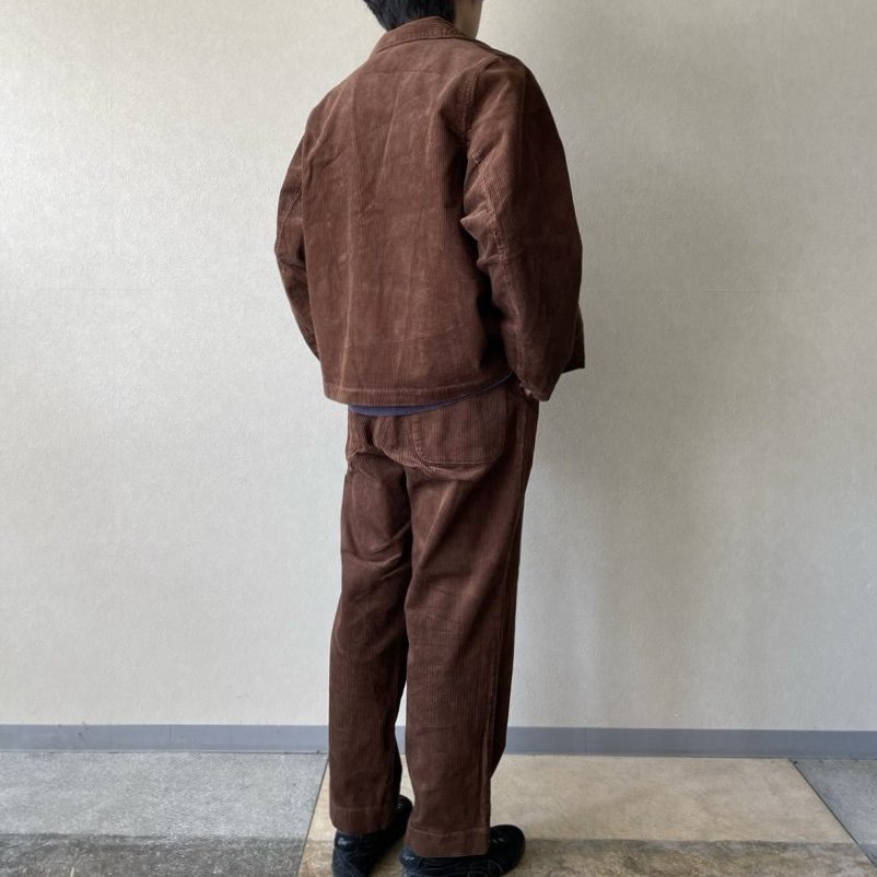 H.UNIT -﻿ H-JK021 - Brown Corduroy Easy Jacket
