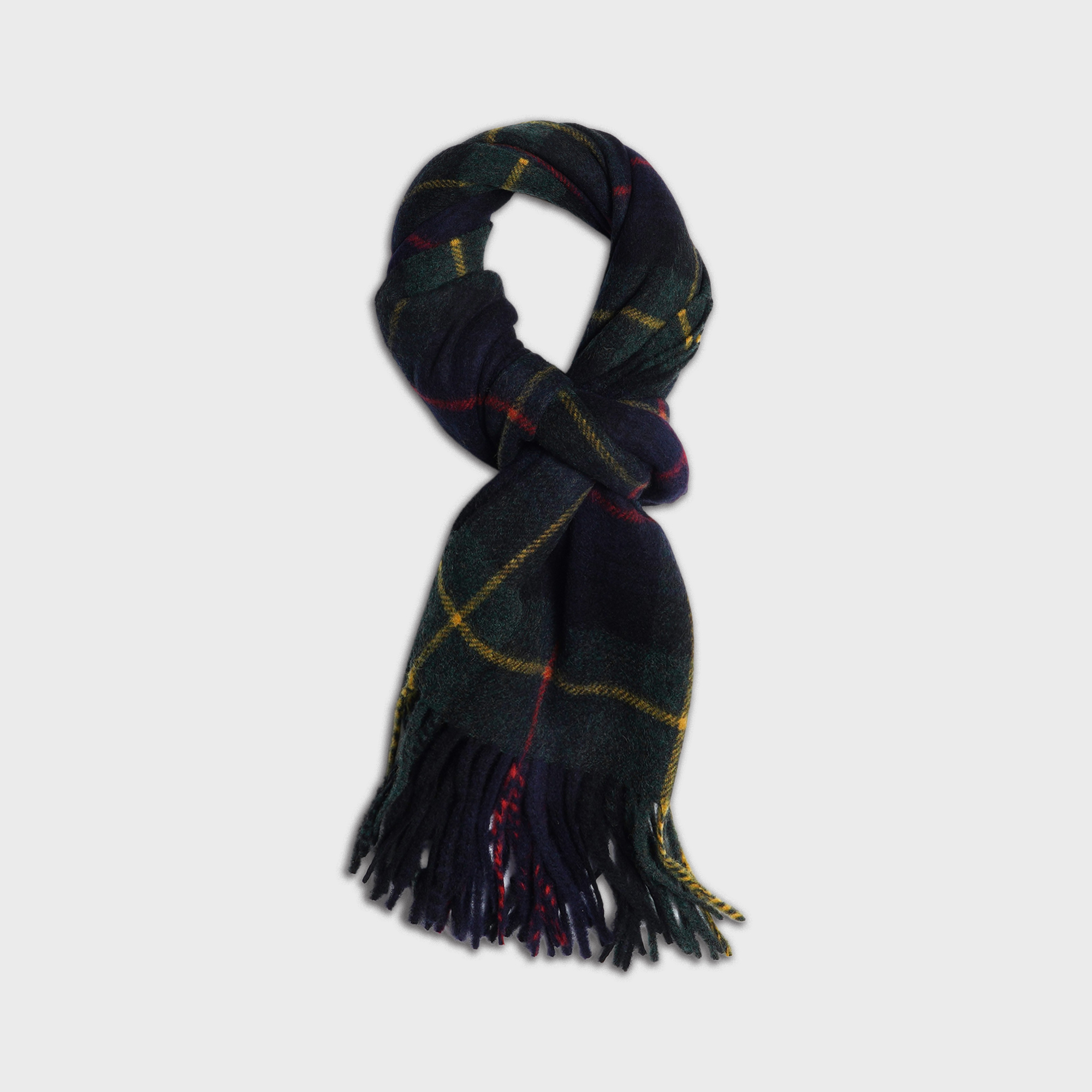 Écharpe en pure laine vierge - Noir | Benetton