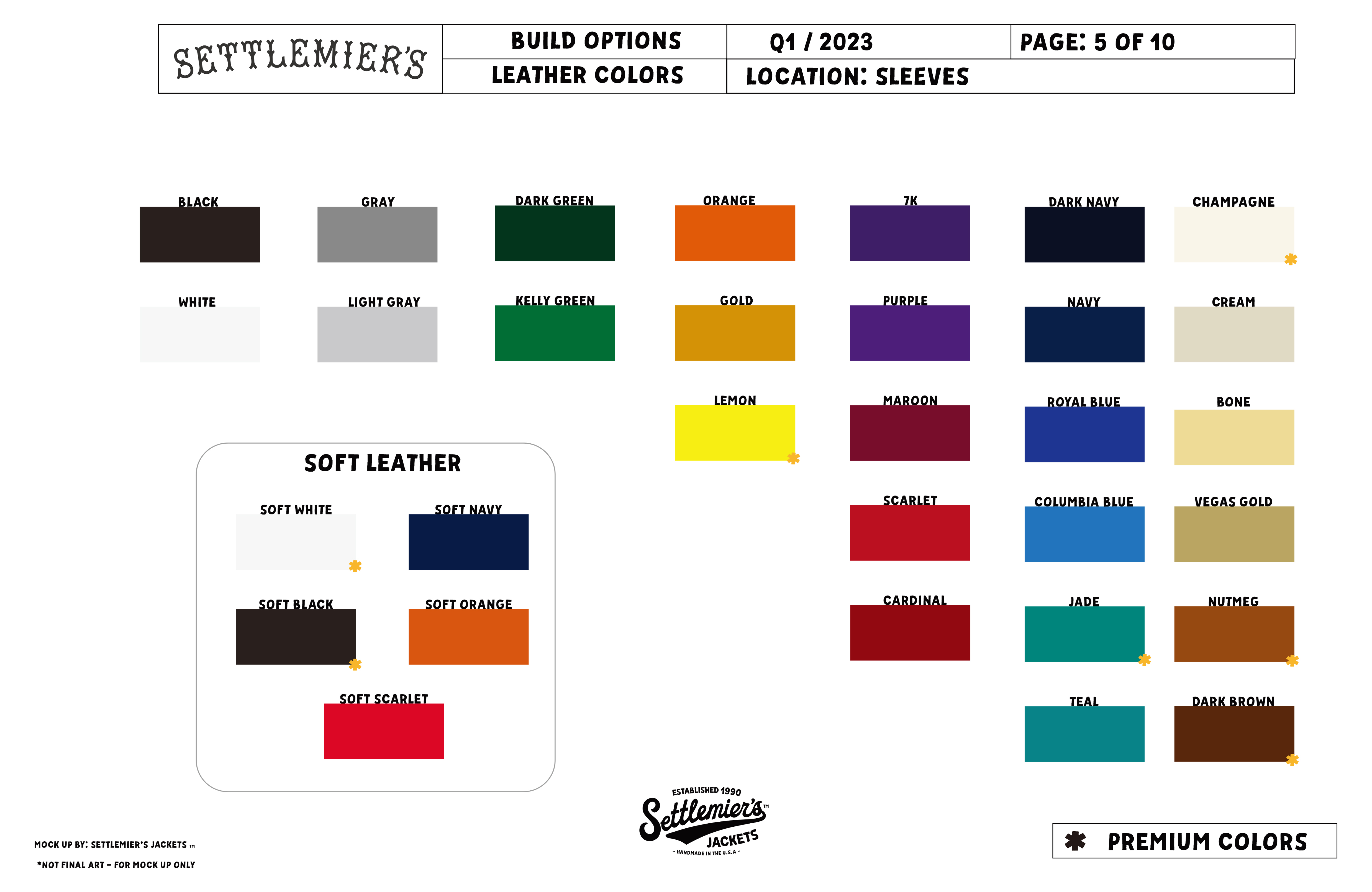 [PREORDER] SETTLEMIER'S JACKETS - Custom Order