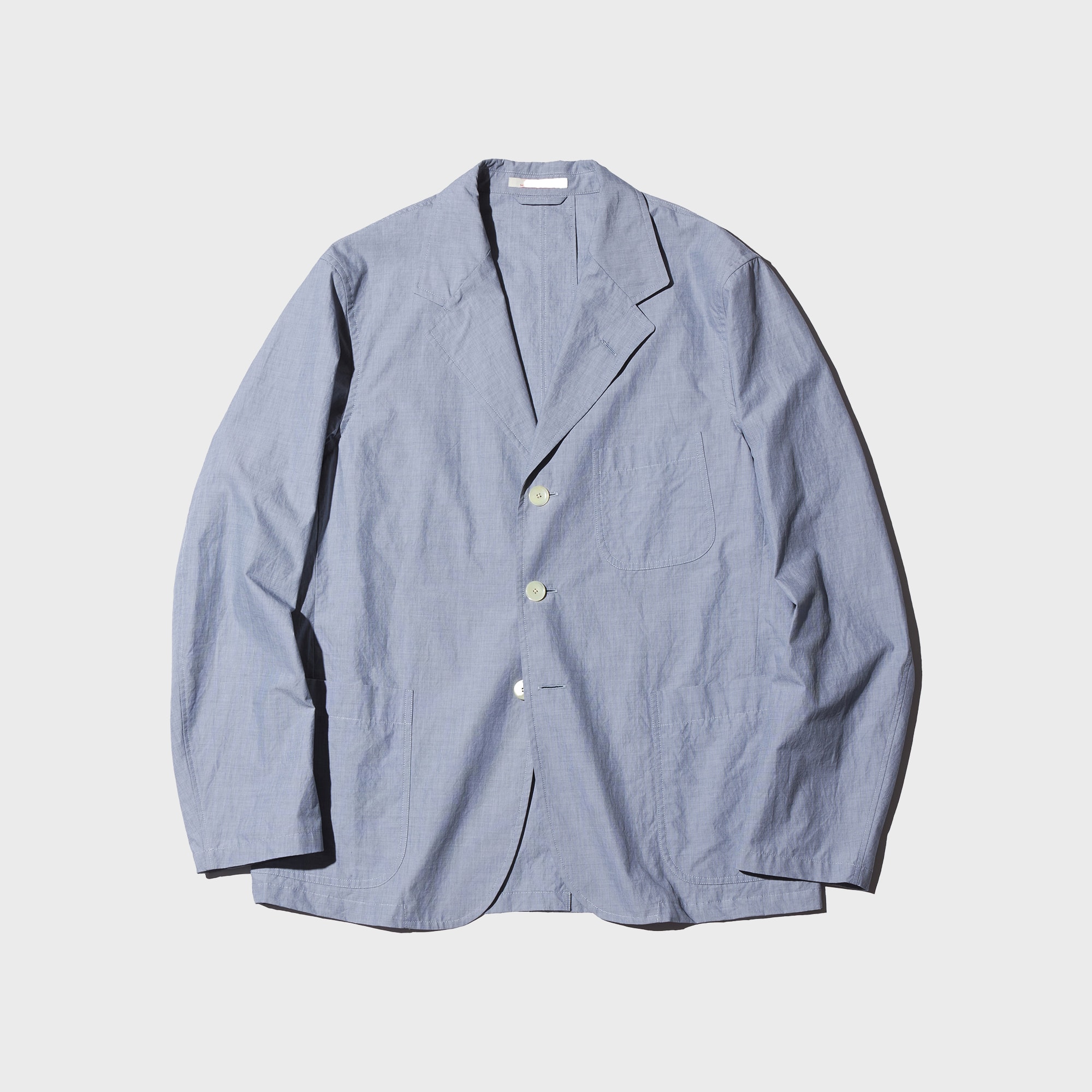 J.PRESS -﻿ ﻿﻿3B SACK JACKET FINX COTTON - Blue