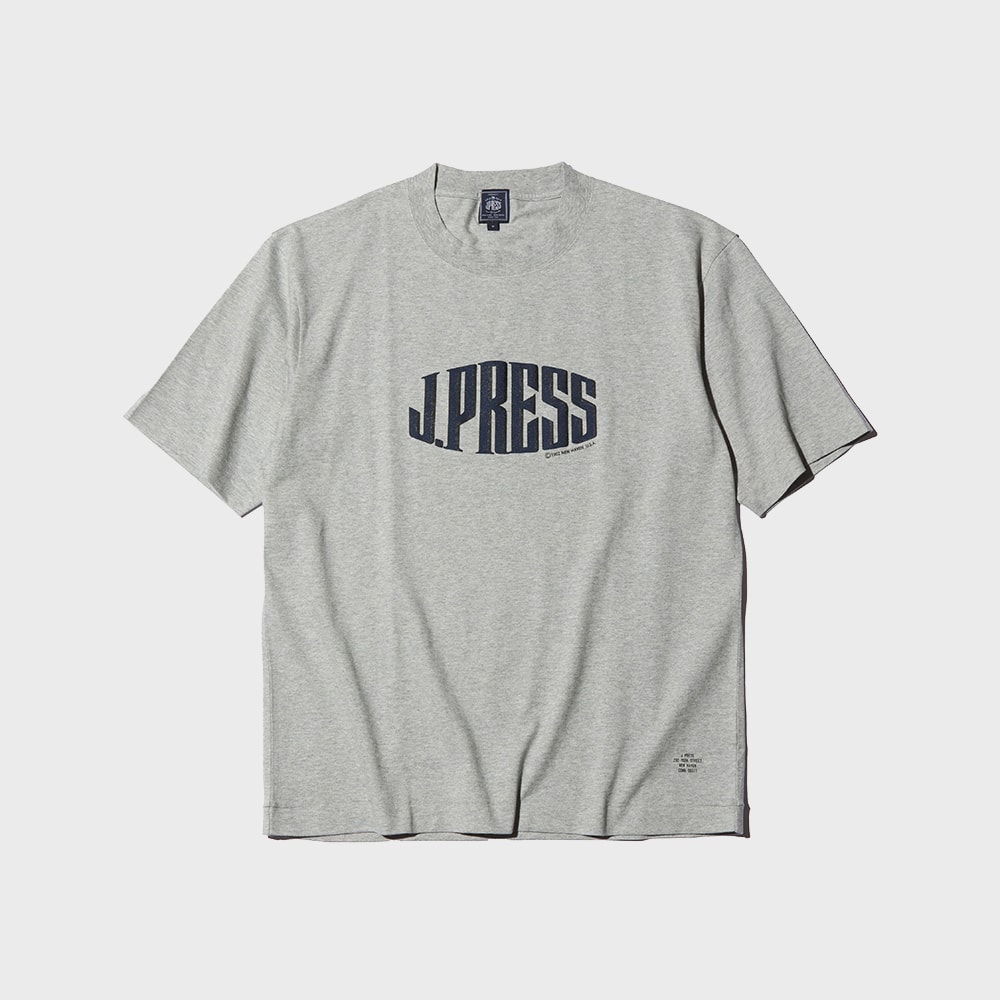 J.PRESS -﻿ ﻿﻿LOGO T-SHIRTS - Gray