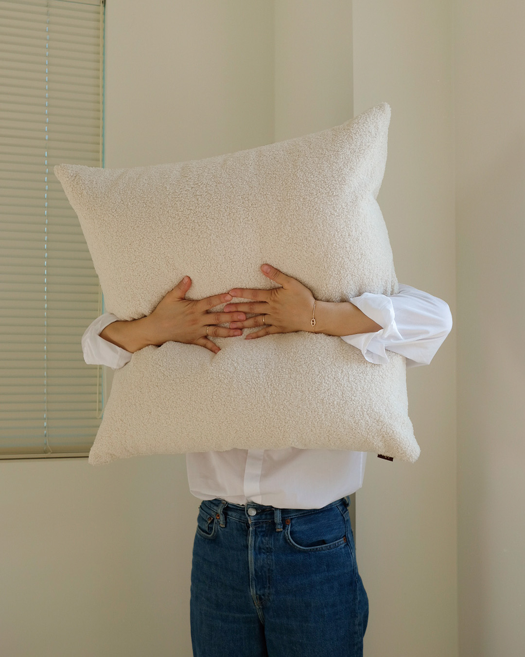 Bouclé Bouclé cushion